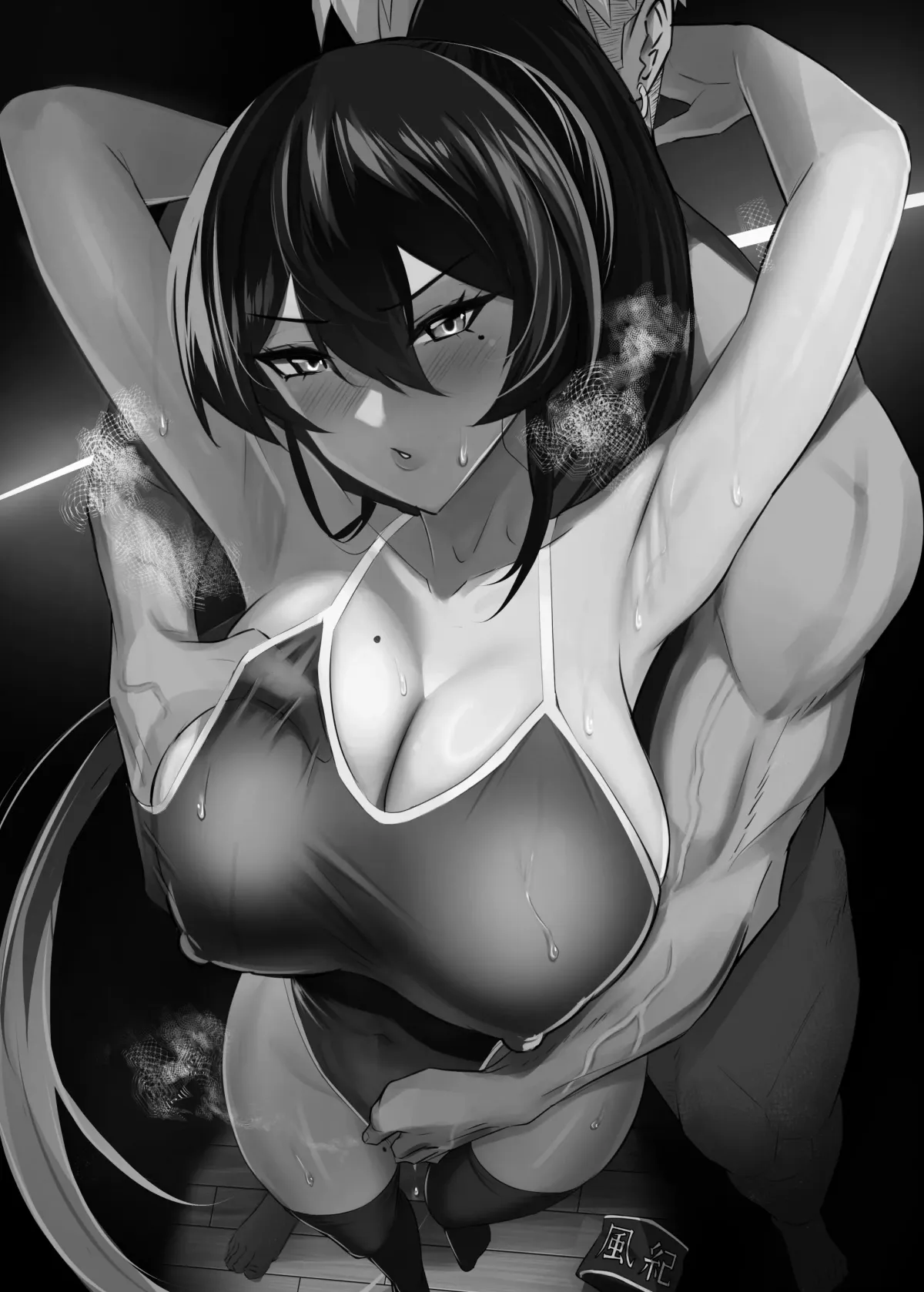 HentaiVN.net - Ảnh 4 - Kuppuku ~Fuuki Iinchou wa Odosarete Netorarete...~ [屈服〜風紀委員長は脅されて寝取られて…〜] - Chap 2