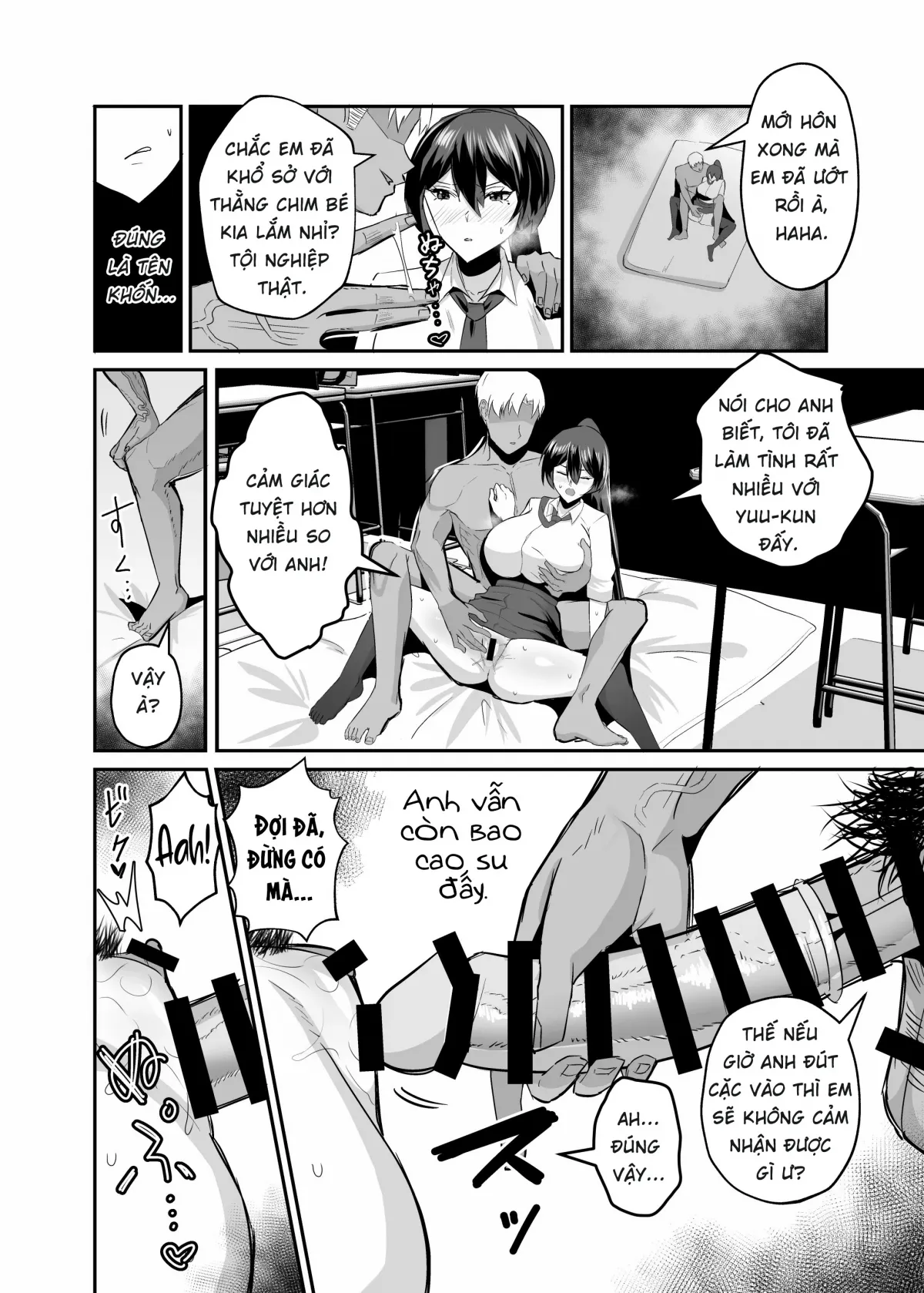 HentaiVN.net - Ảnh 41 - Kuppuku ~Fuuki Iinchou wa Odosarete Netorarete...~ [屈服〜風紀委員長は脅されて寝取られて…〜] - Chap 2