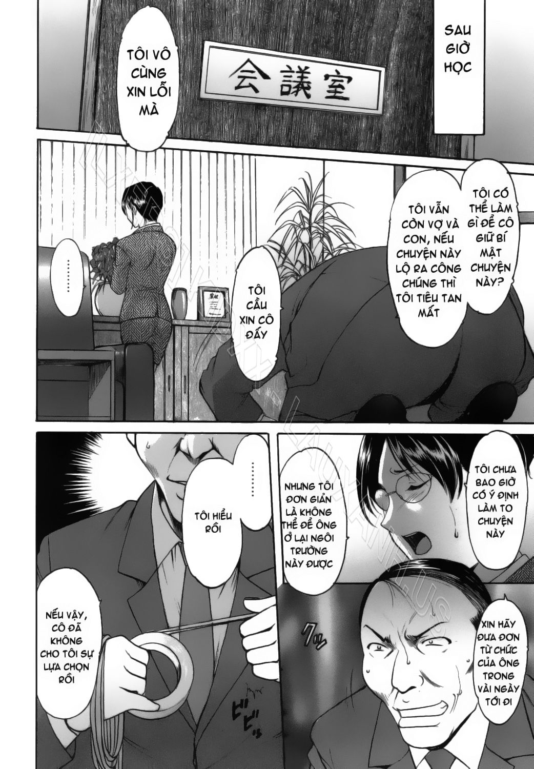 HentaiVN.net - Ảnh 16 - Inran Onna Kyoushi Ga Dekiru Made [Until She Becomes a Slutty Teacher] - Chap 1