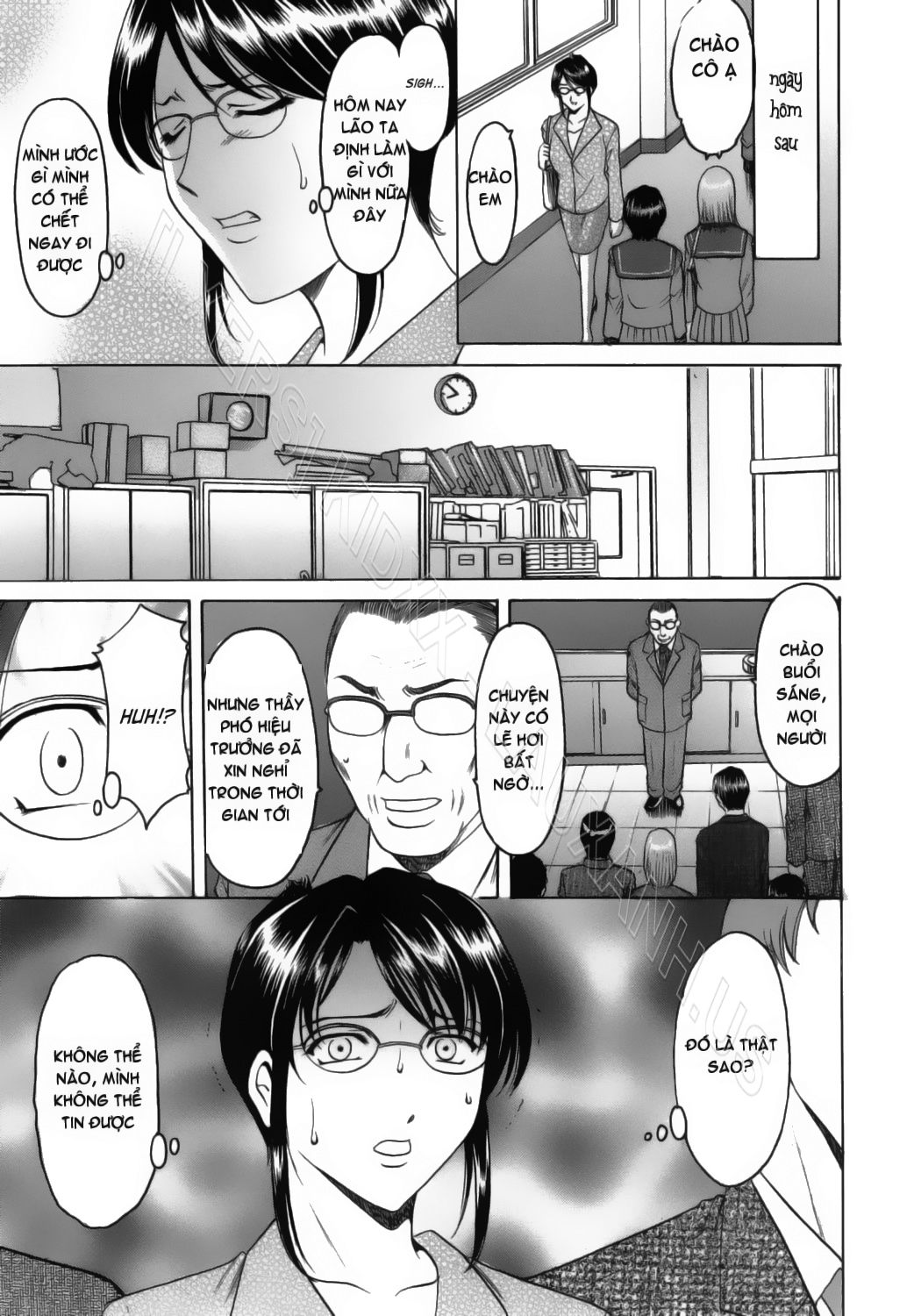 HentaiVN.net - Ảnh 5 - Inran Onna Kyoushi Ga Dekiru Made [Until She Becomes a Slutty Teacher] - Chap 2