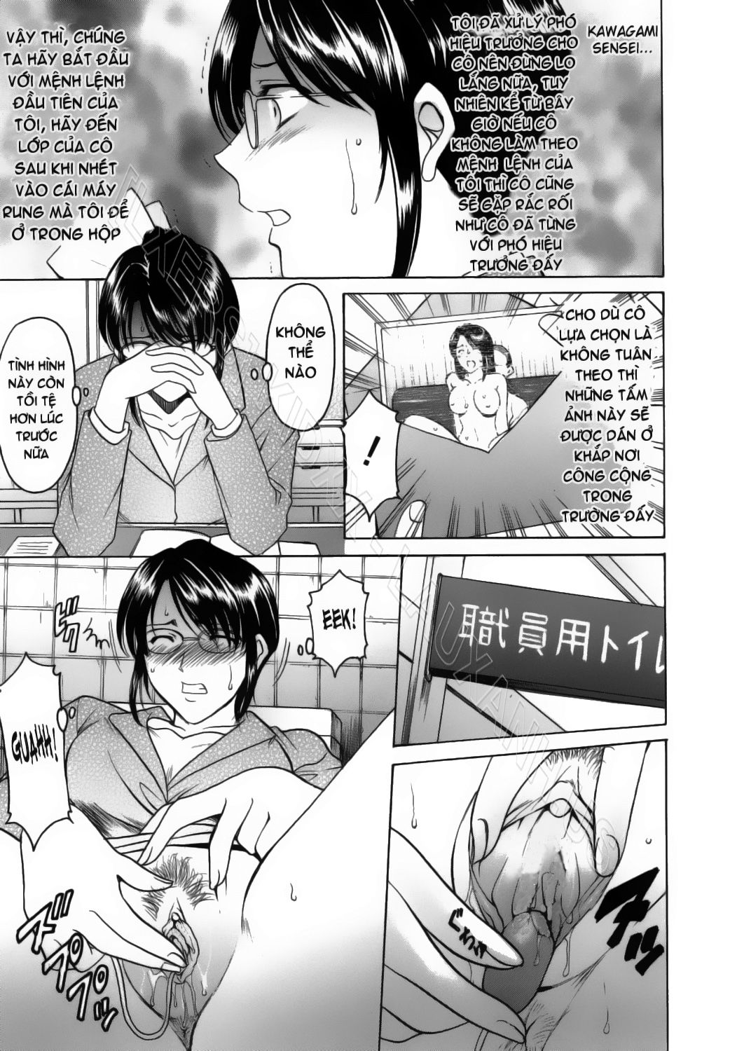 HentaiVN.net - Ảnh 7 - Inran Onna Kyoushi Ga Dekiru Made [Until She Becomes a Slutty Teacher] - Chap 2
