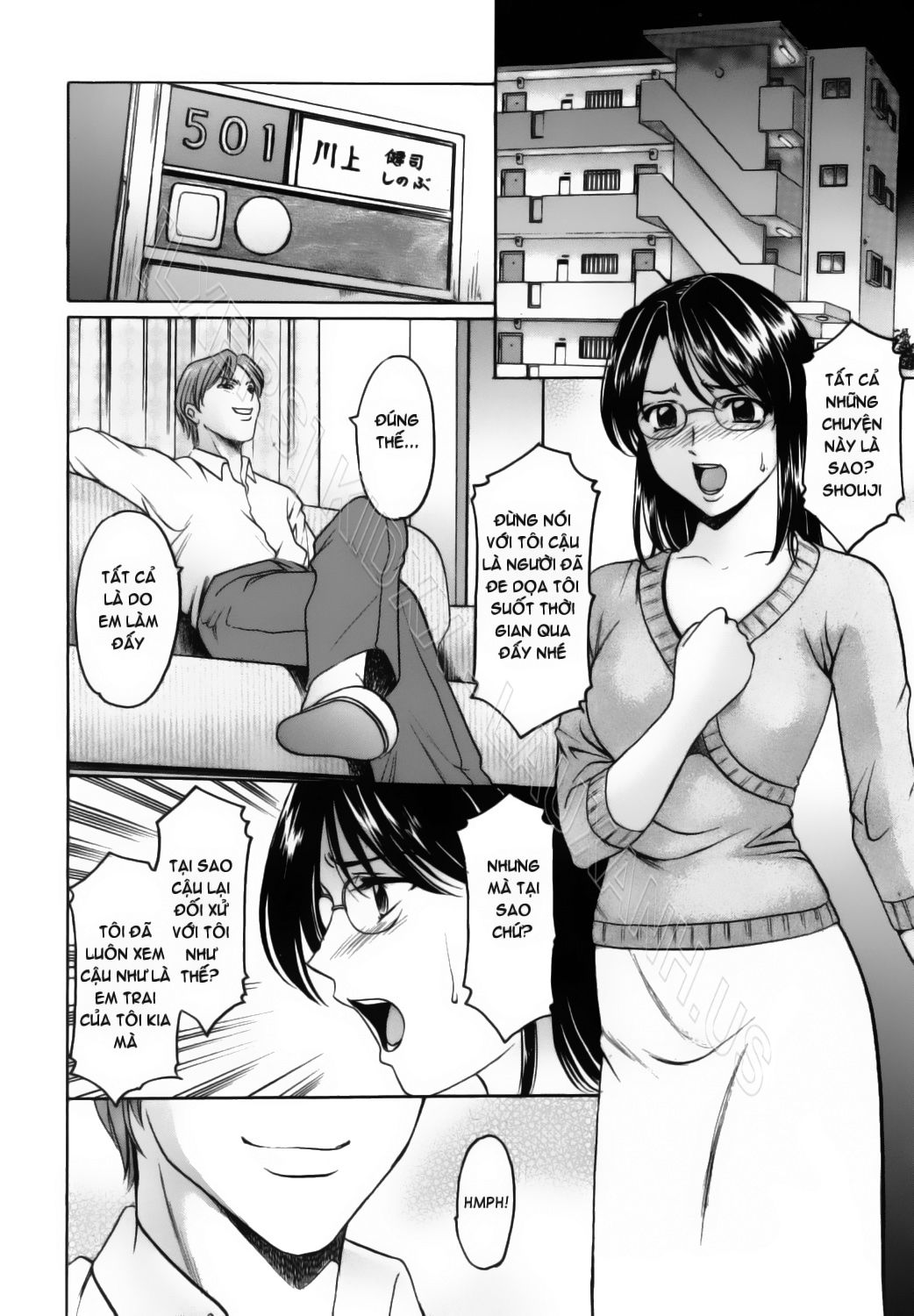 HentaiVN.net - Ảnh 6 - Inran Onna Kyoushi Ga Dekiru Made [Until She Becomes a Slutty Teacher] - Chap 3