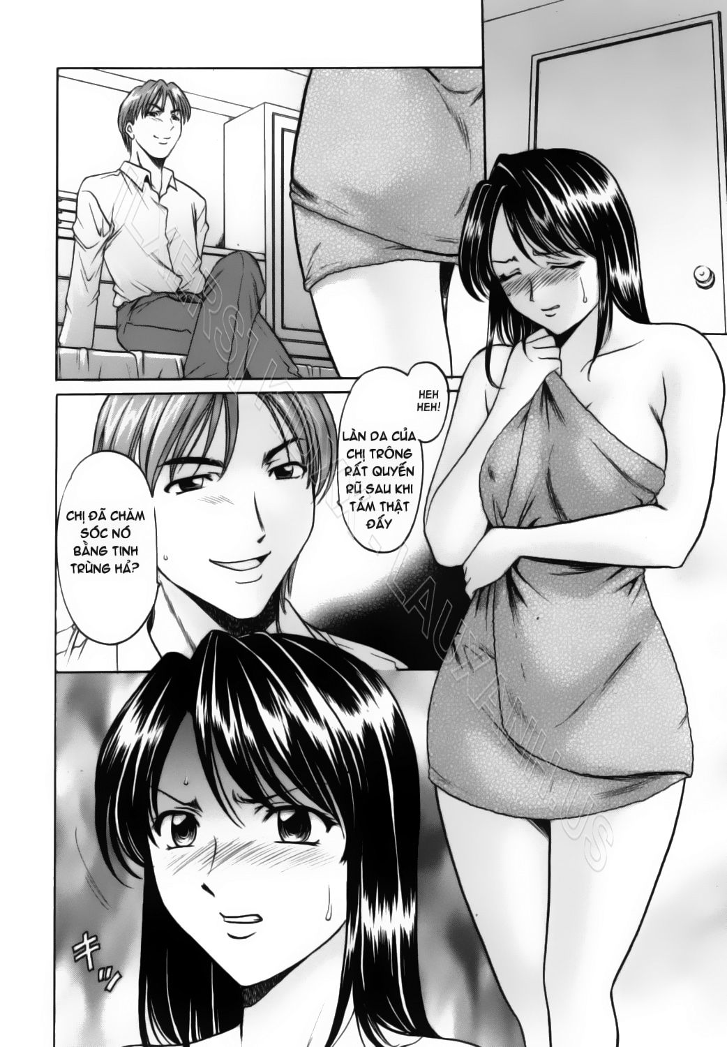 HentaiVN.net - Ảnh 8 - Inran Onna Kyoushi Ga Dekiru Made [Until She Becomes a Slutty Teacher] - Chap 3
