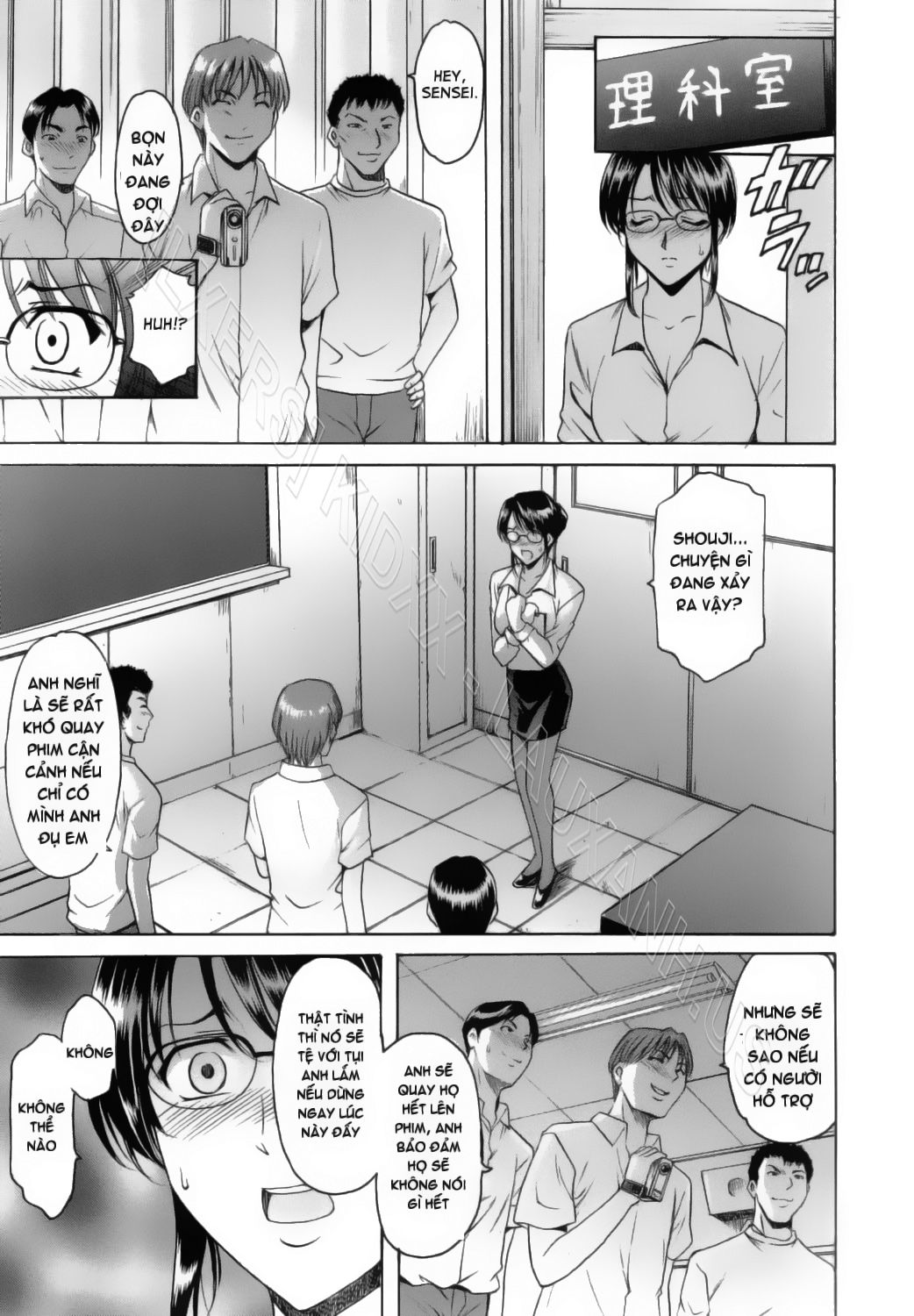 HentaiVN.net - Ảnh 9 - Inran Onna Kyoushi Ga Dekiru Made [Until She Becomes a Slutty Teacher] - Chap 4