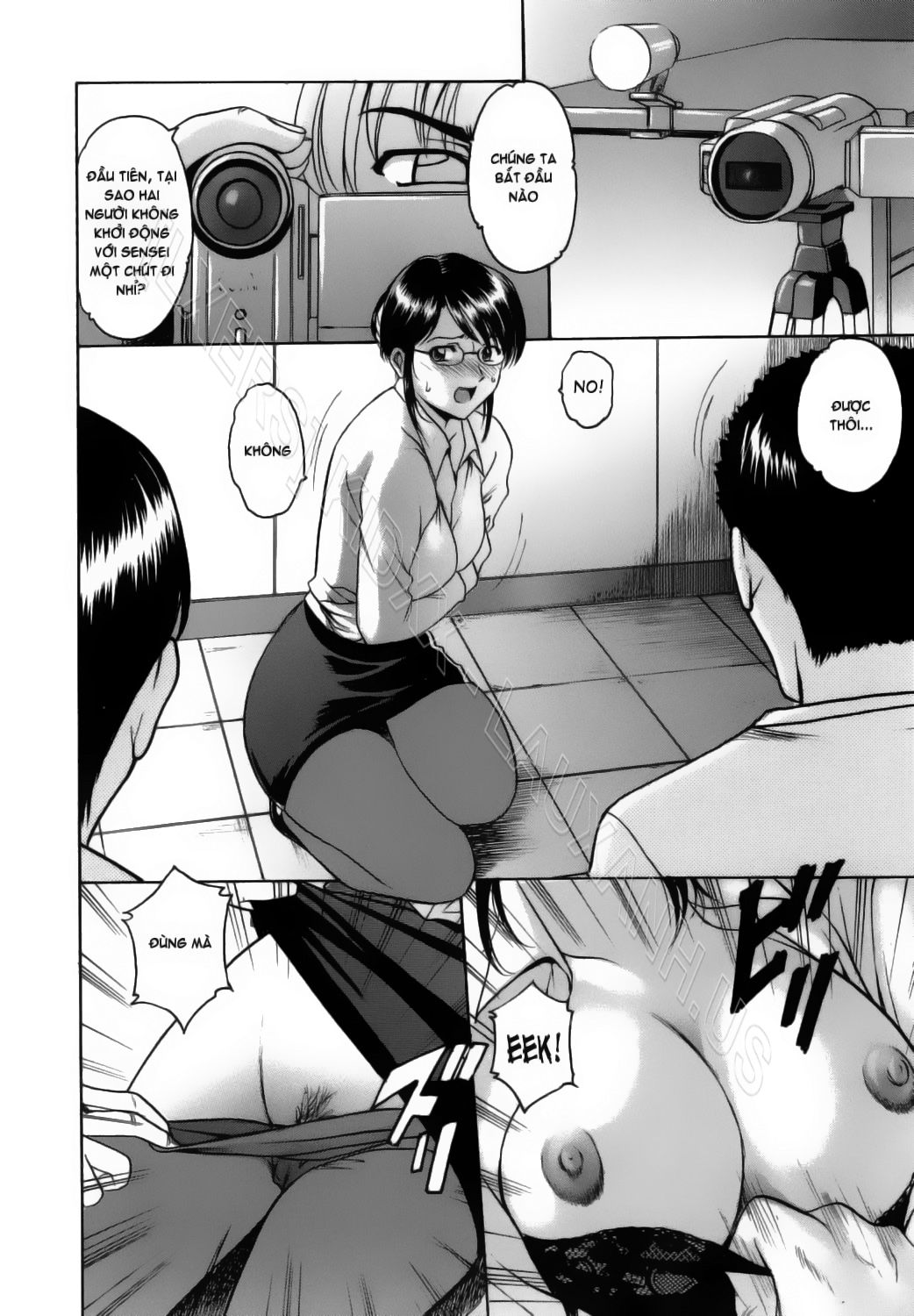 HentaiVN.net - Ảnh 10 - Inran Onna Kyoushi Ga Dekiru Made [Until She Becomes a Slutty Teacher] - Chap 4