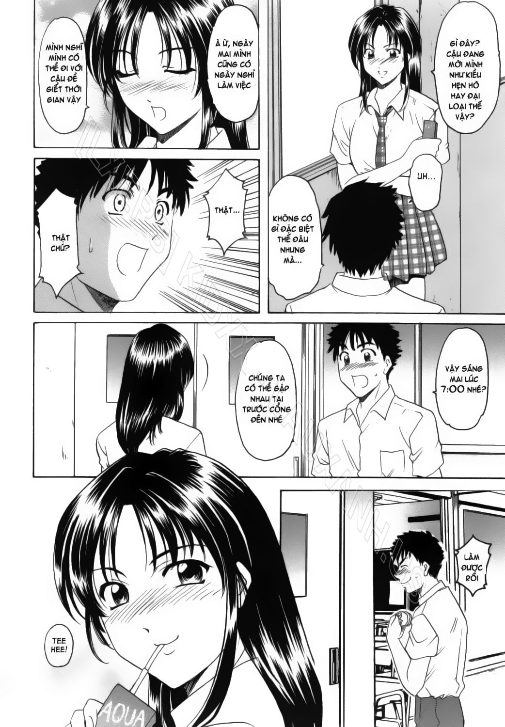 HentaiVN.net - Ảnh 4 - Inran Onna Kyoushi Ga Dekiru Made [Until She Becomes a Slutty Teacher] - Chap 7