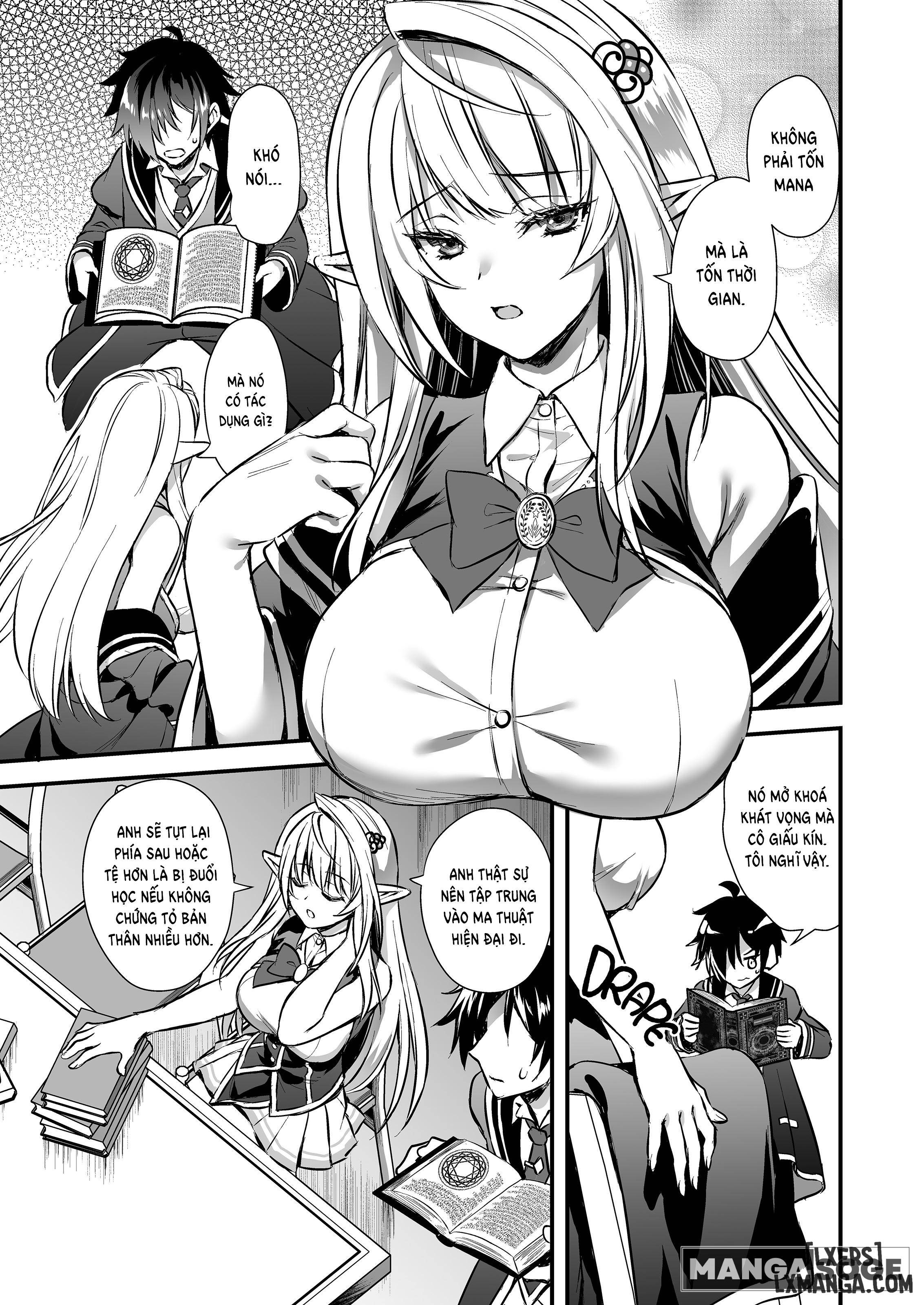 HentaiVN.net - Ảnh 10 - Mahou Gakuen No Ochikobore - Chap 1