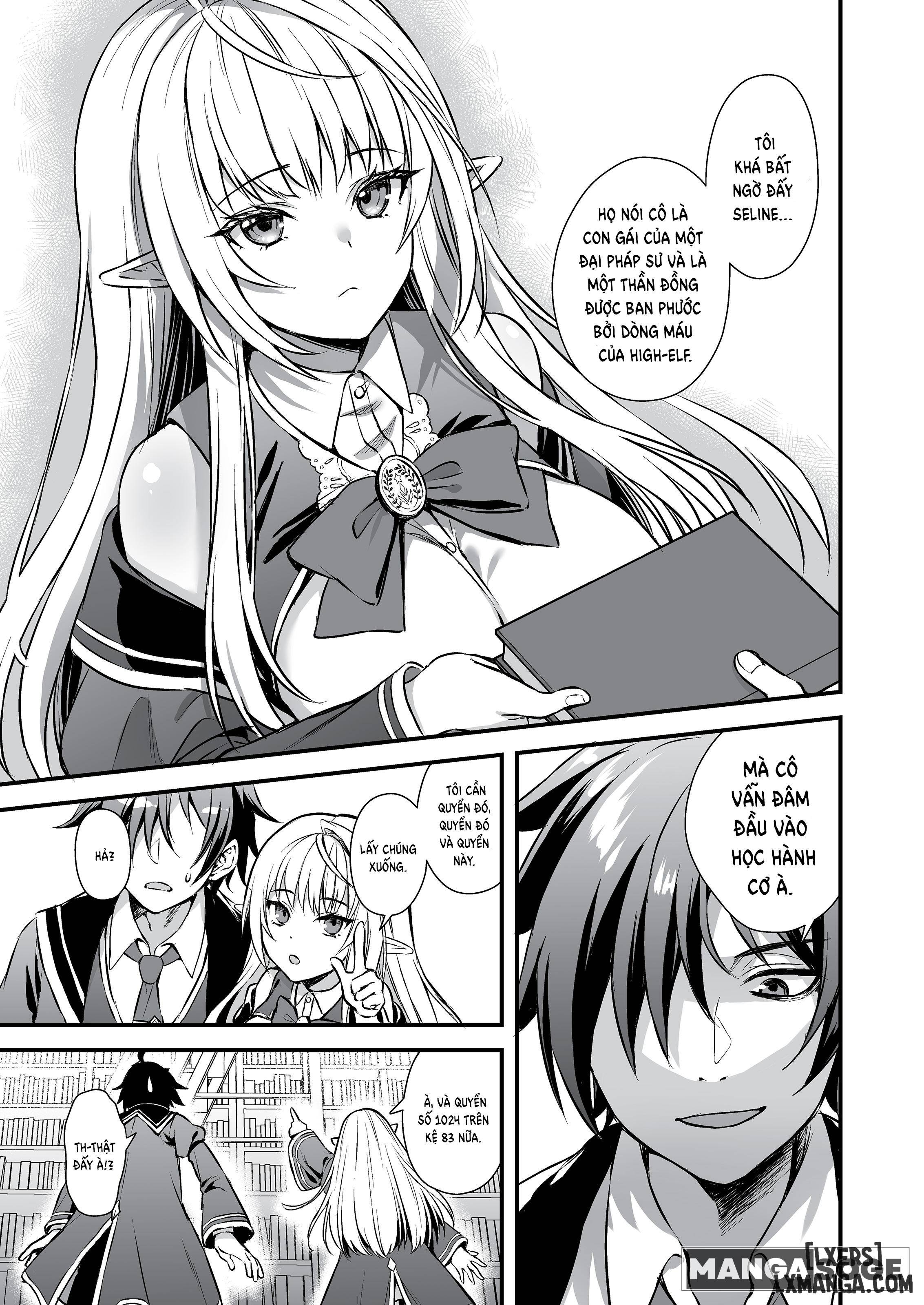 HentaiVN.net - Ảnh 4 - Mahou Gakuen No Ochikobore - Chap 1