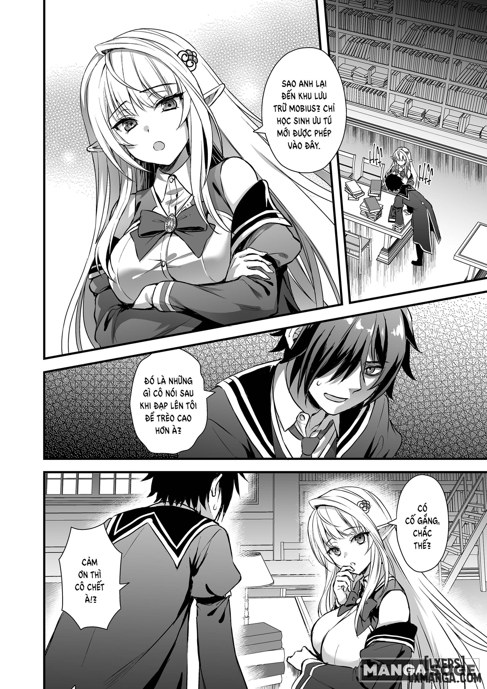 HentaiVN.net - Ảnh 5 - Mahou Gakuen No Ochikobore - Chap 1