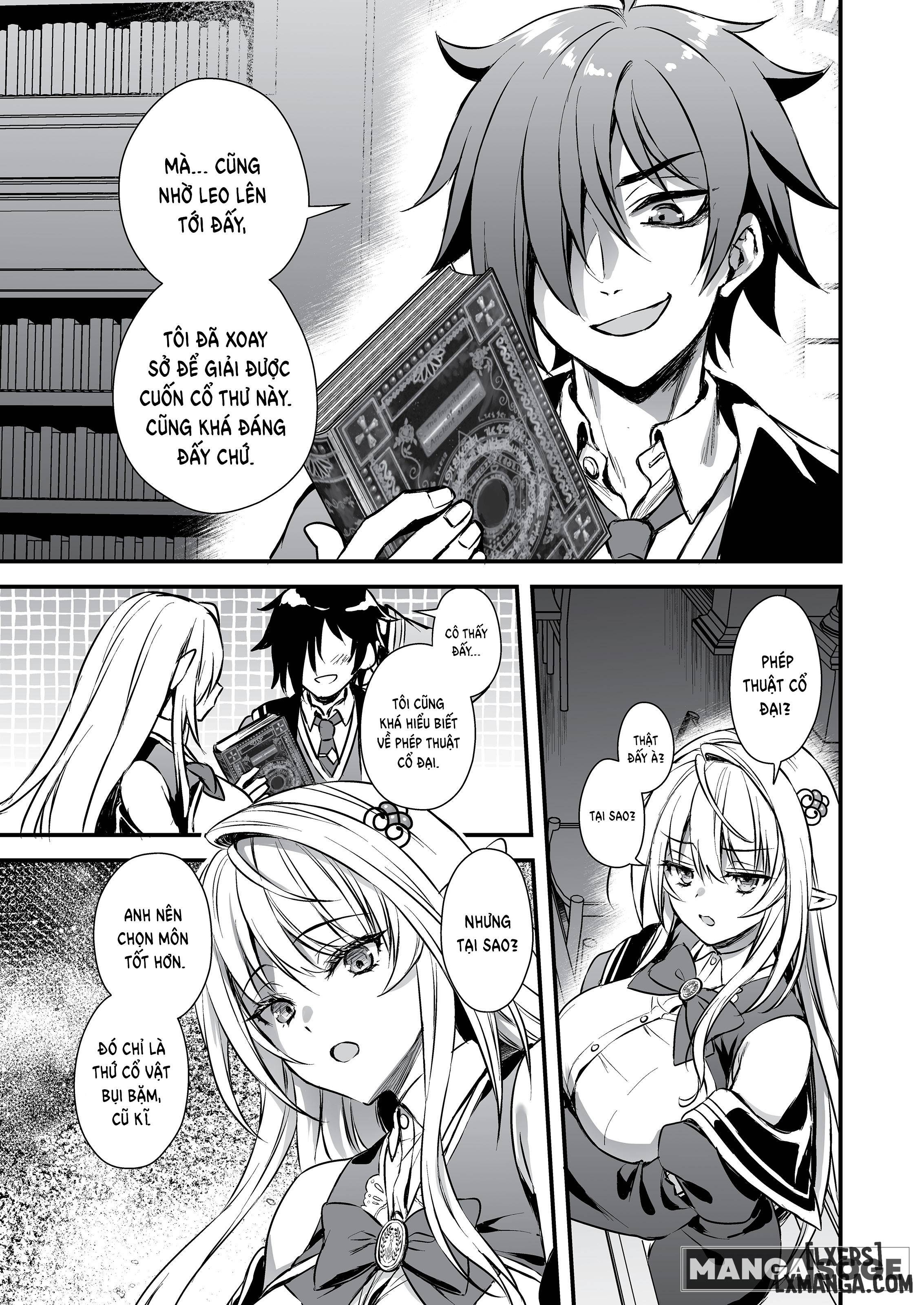 HentaiVN.net - Ảnh 6 - Mahou Gakuen No Ochikobore - Chap 1