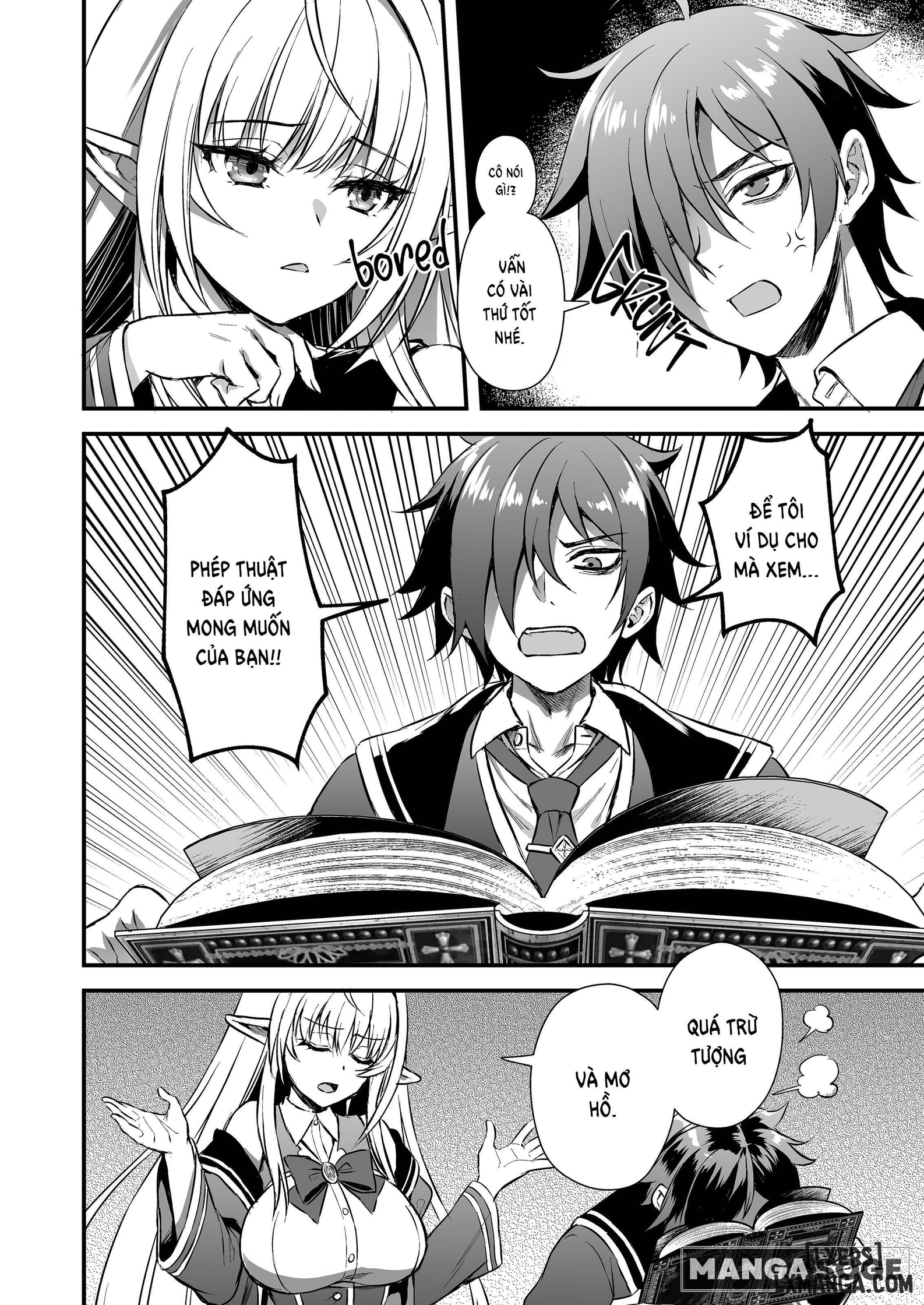 HentaiVN.net - Ảnh 7 - Mahou Gakuen No Ochikobore - Chap 1