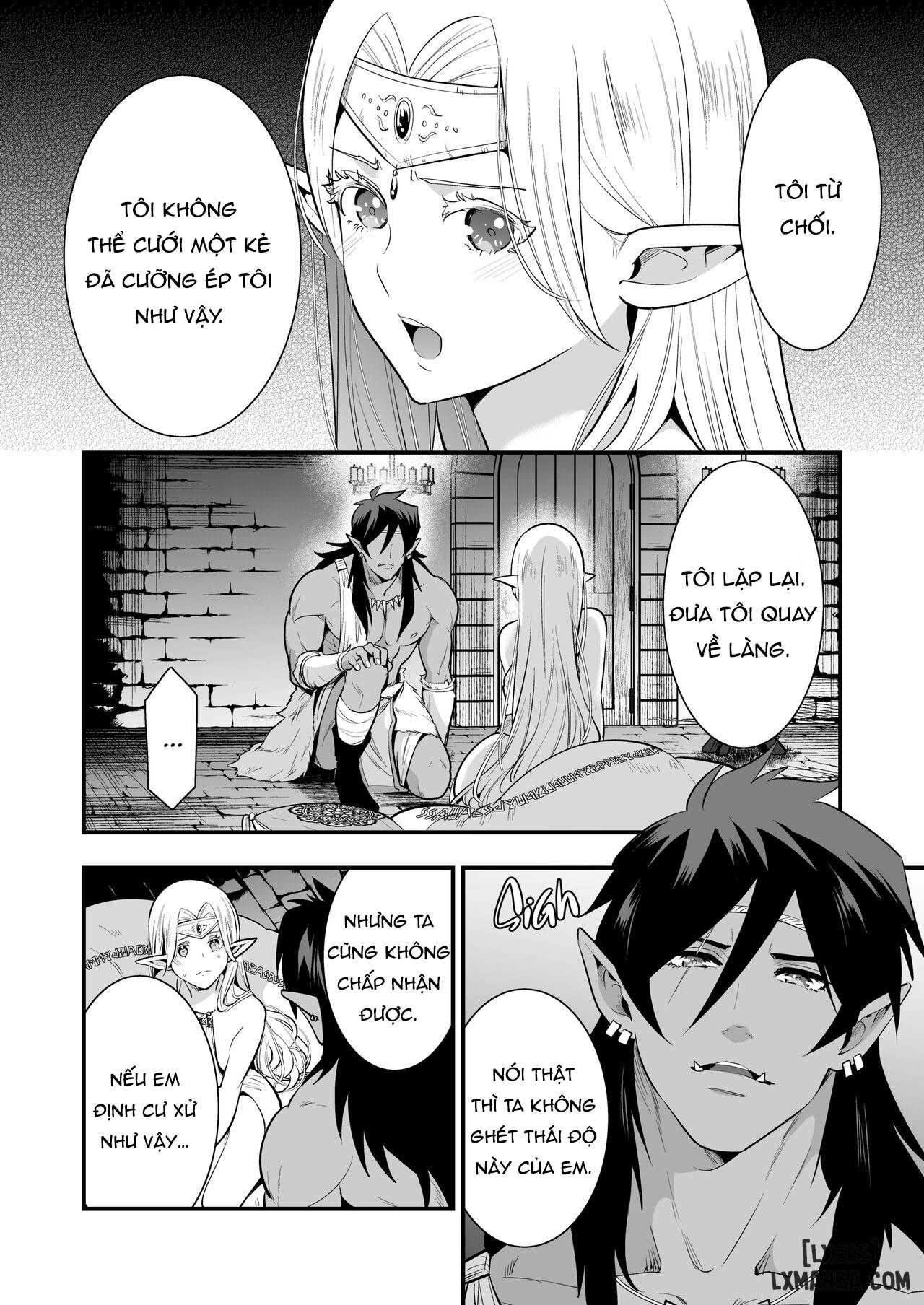 HentaiVN.net - Ảnh 11 - The Orc's Bride: An Elf Held Captive by Pleasure - Chap 1