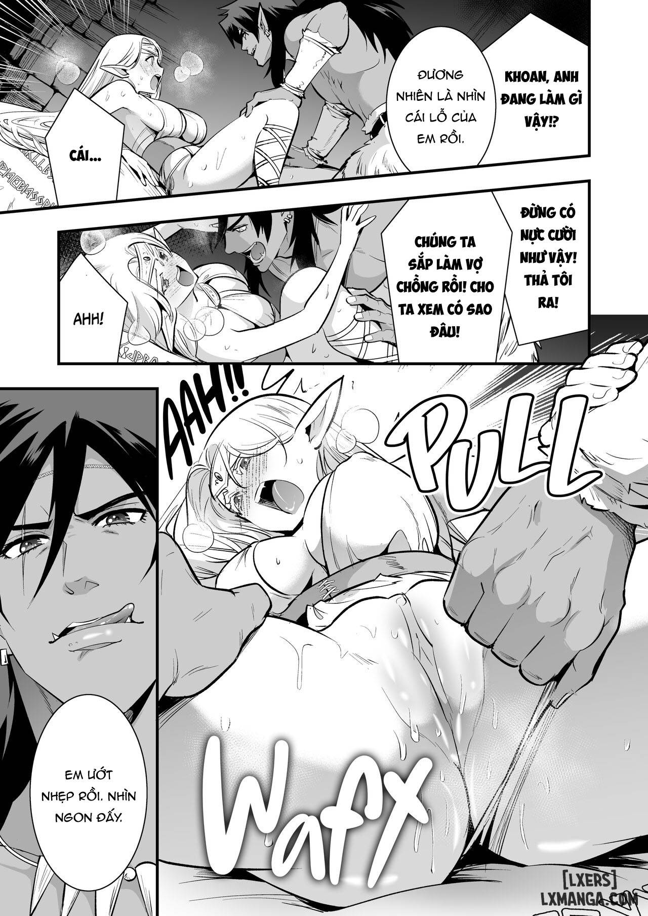 HentaiVN.net - Ảnh 16 - The Orc's Bride: An Elf Held Captive by Pleasure - Chap 1