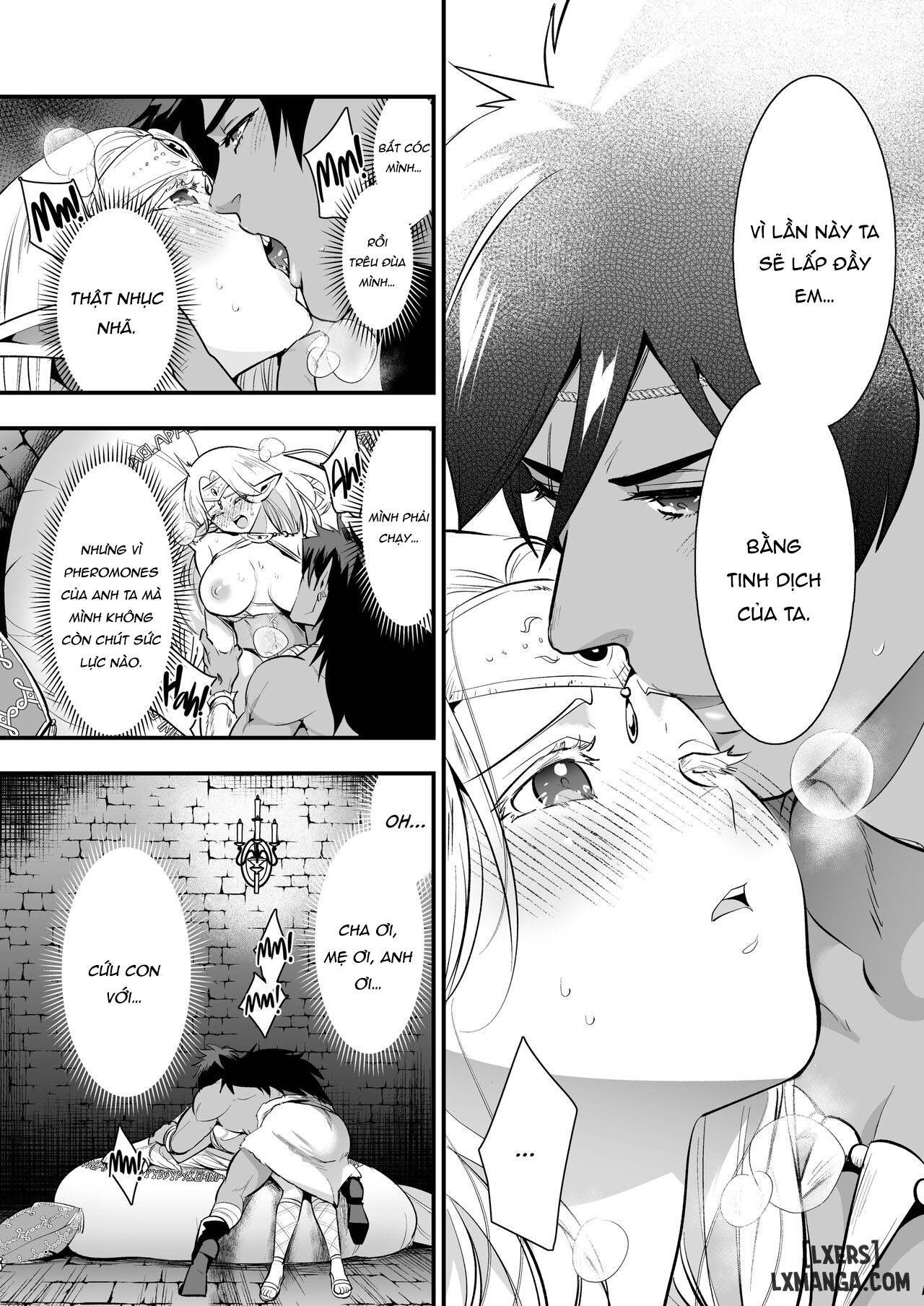 HentaiVN.net - Ảnh 26 - The Orc's Bride: An Elf Held Captive by Pleasure - Chap 1