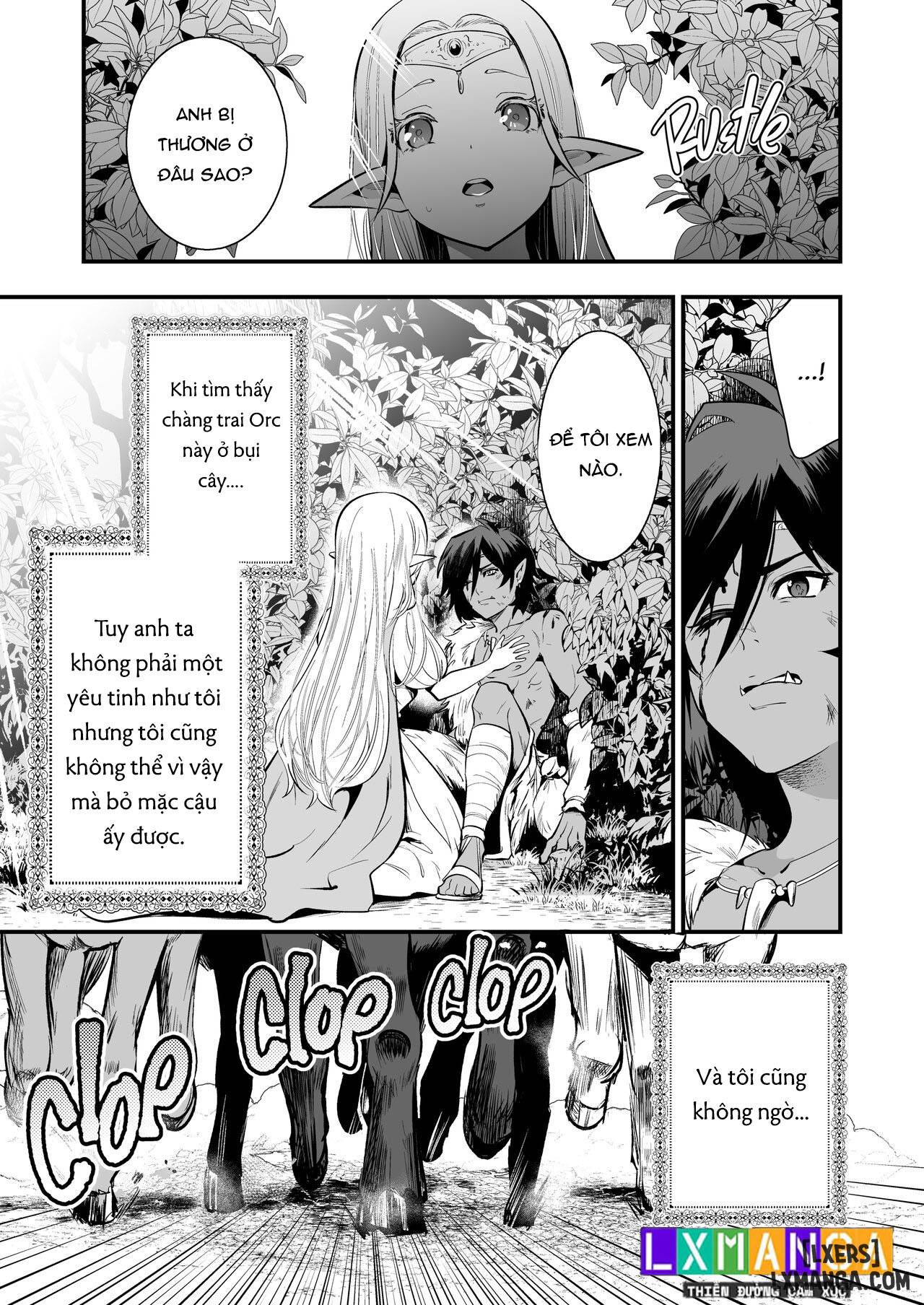 HentaiVN.net - Ảnh 4 - The Orc's Bride: An Elf Held Captive by Pleasure - Chap 1