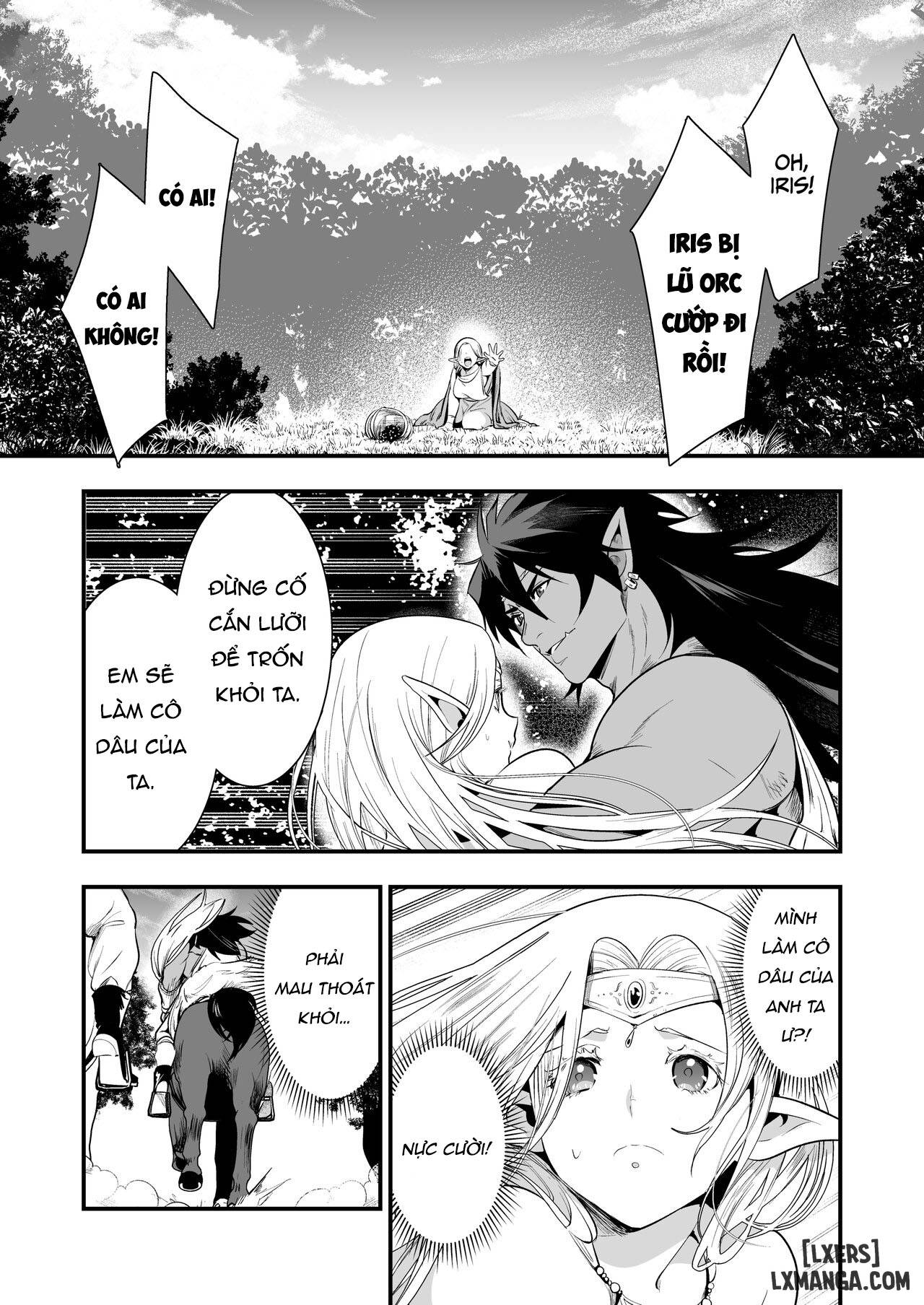 HentaiVN.net - Ảnh 6 - The Orc's Bride: An Elf Held Captive by Pleasure - Chap 1