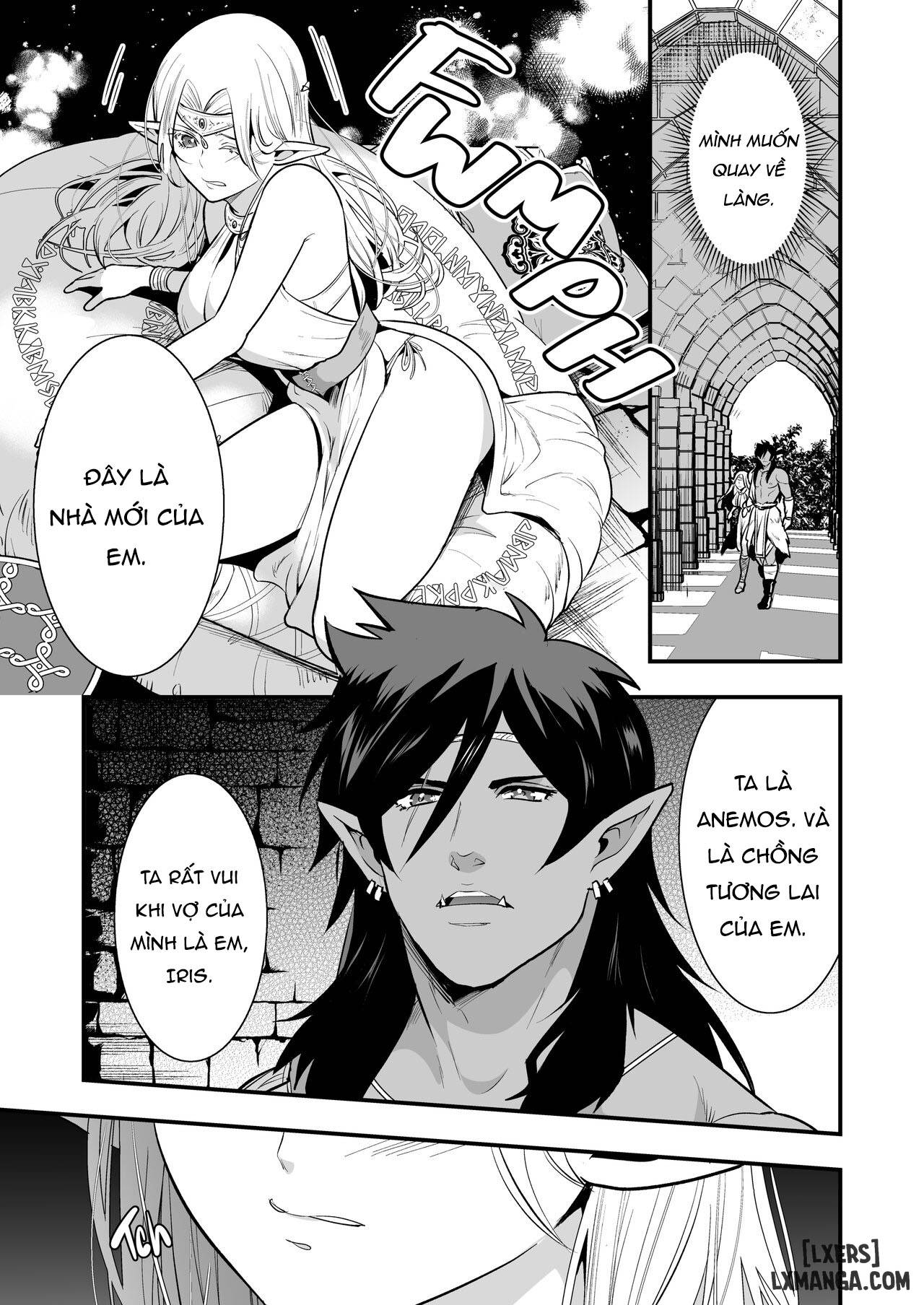 HentaiVN.net - Ảnh 8 - The Orc's Bride: An Elf Held Captive by Pleasure - Chap 1
