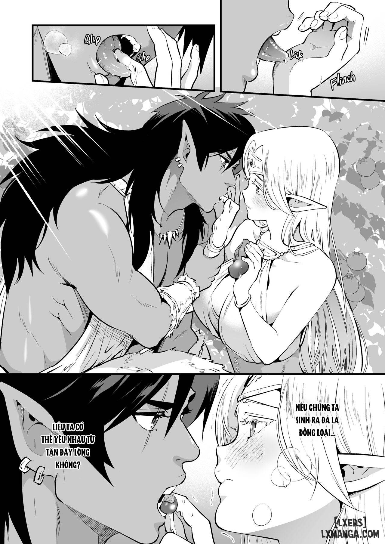 HentaiVN.net - Ảnh 26 - The Orc's Bride: An Elf Held Captive by Pleasure - Chap 2