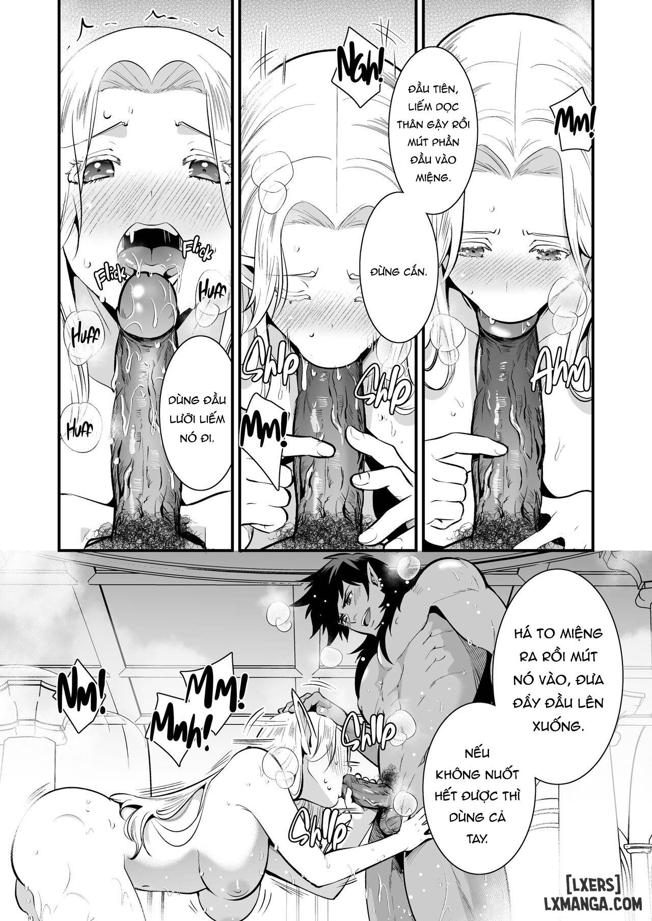 HentaiVN.net - Ảnh 8 - The Orc's Bride: An Elf Held Captive by Pleasure - Chap 2