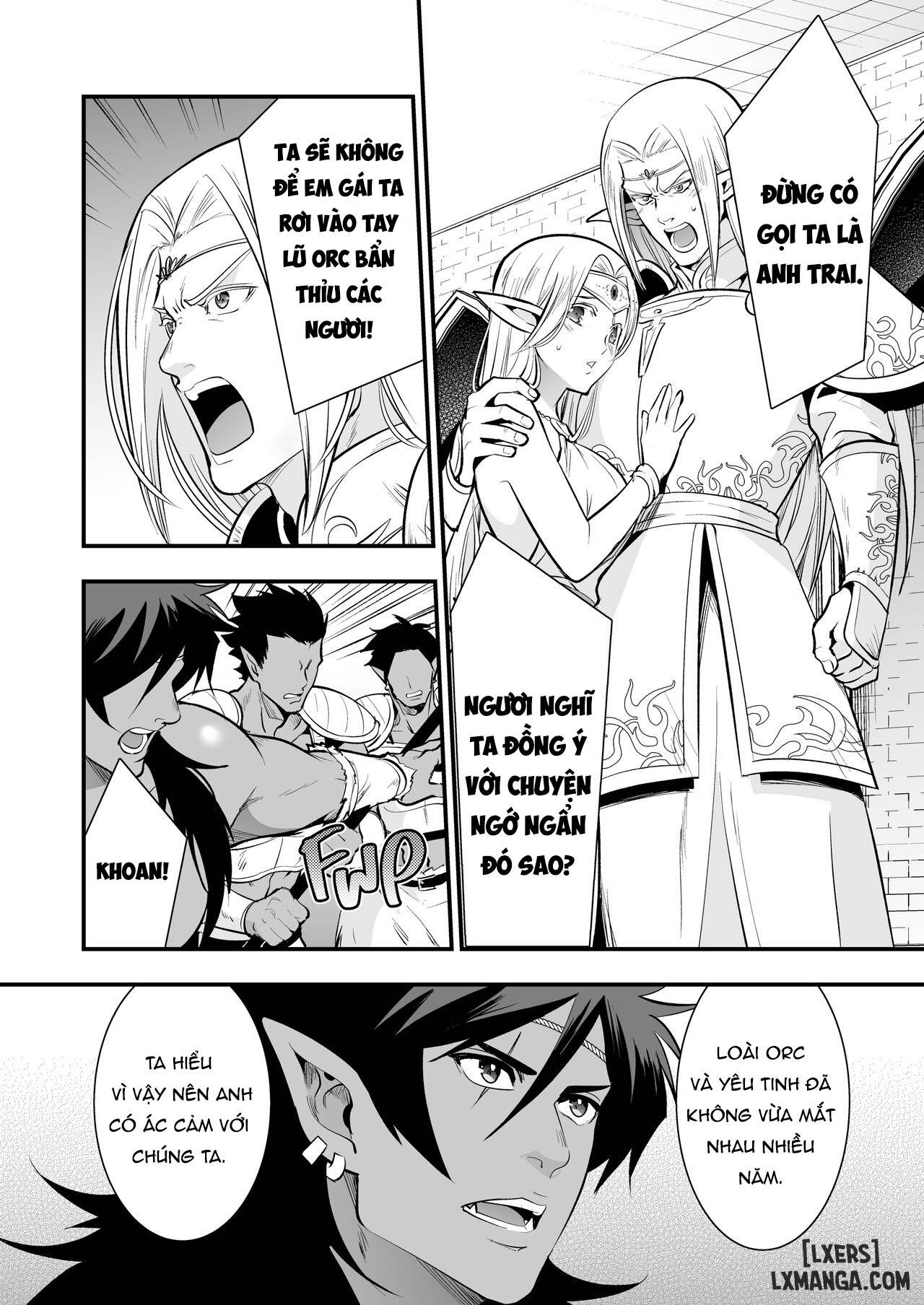 HentaiVN.net - Ảnh 9 - The Orc's Bride: An Elf Held Captive by Pleasure - Chap 3