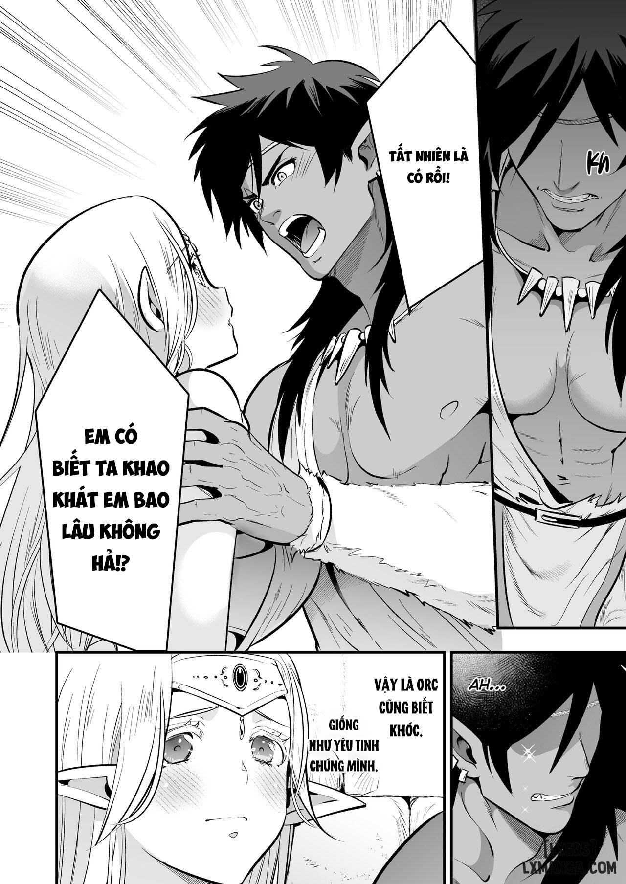 HentaiVN.net - Ảnh 11 - The Orc's Bride: An Elf Held Captive by Pleasure - Chap 4 END