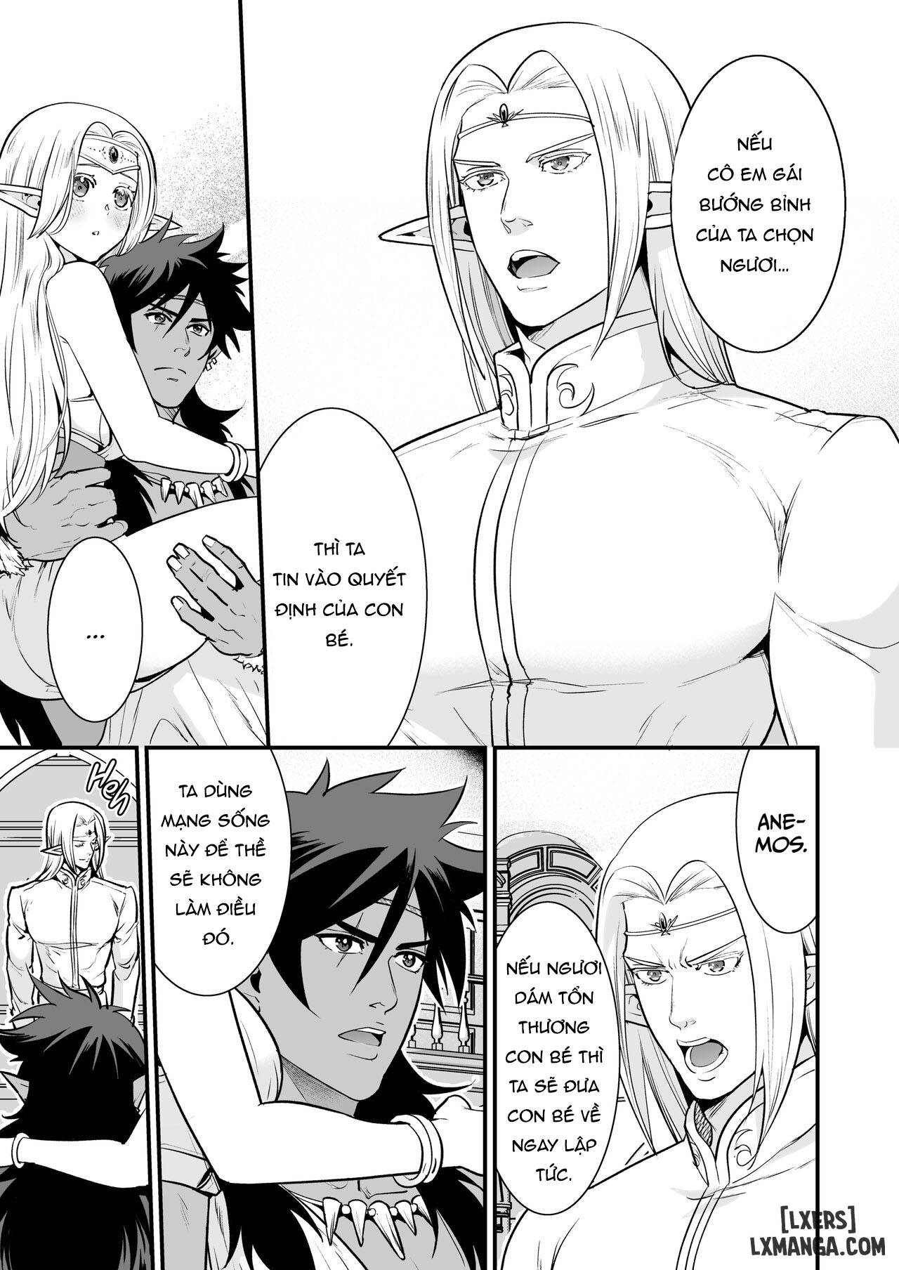 HentaiVN.net - Ảnh 20 - The Orc's Bride: An Elf Held Captive by Pleasure - Chap 4 END