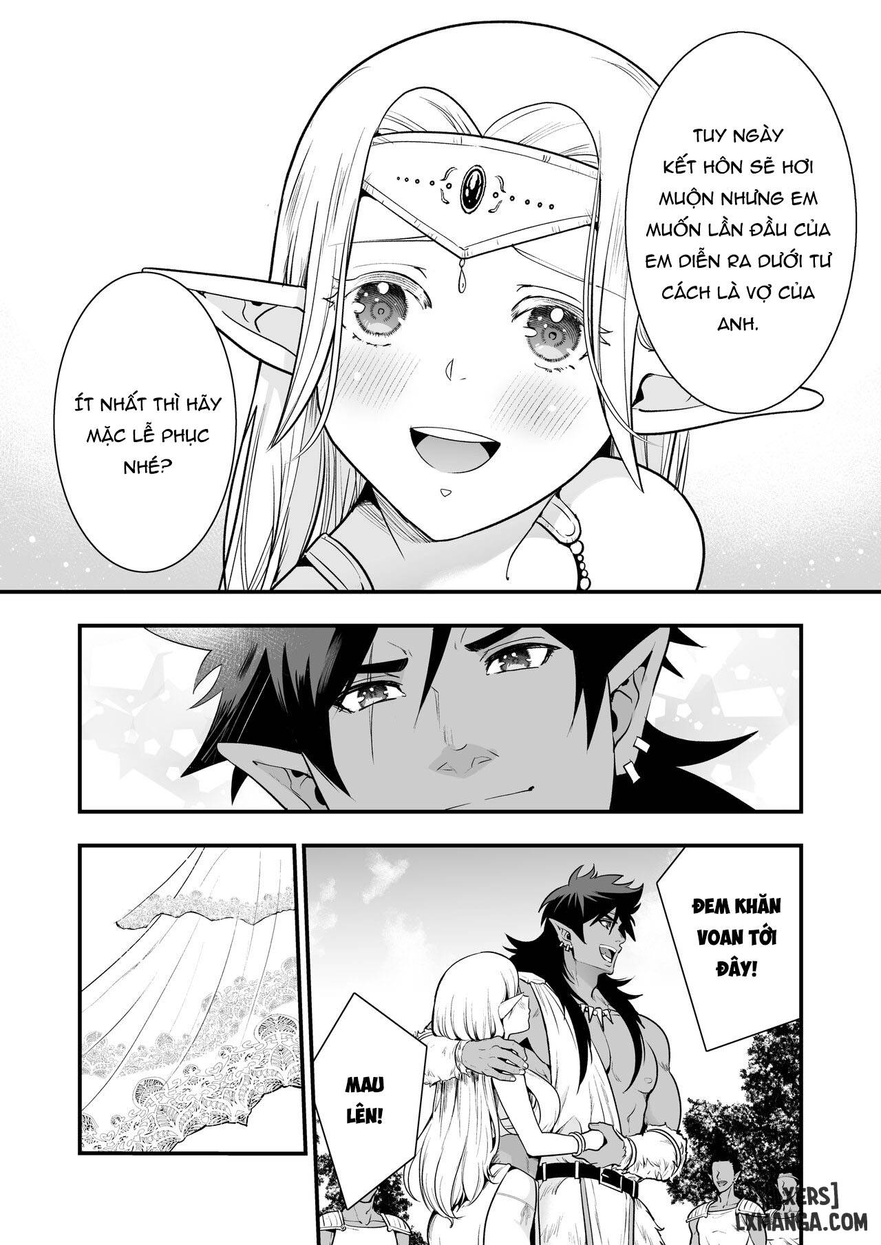 HentaiVN.net - Ảnh 25 - The Orc's Bride: An Elf Held Captive by Pleasure - Chap 4 END