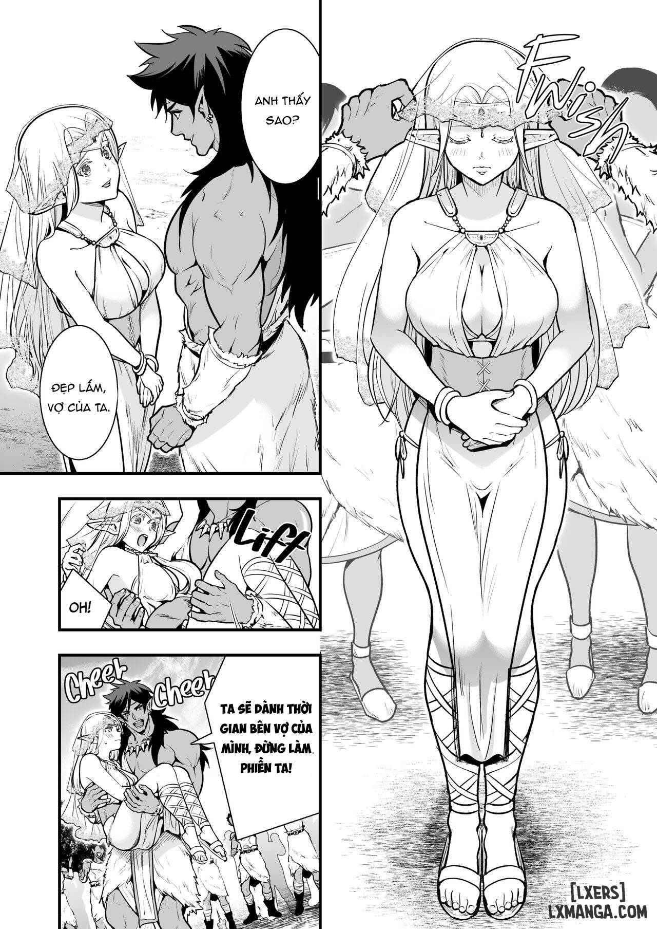 HentaiVN.net - Ảnh 26 - The Orc's Bride: An Elf Held Captive by Pleasure - Chap 4 END