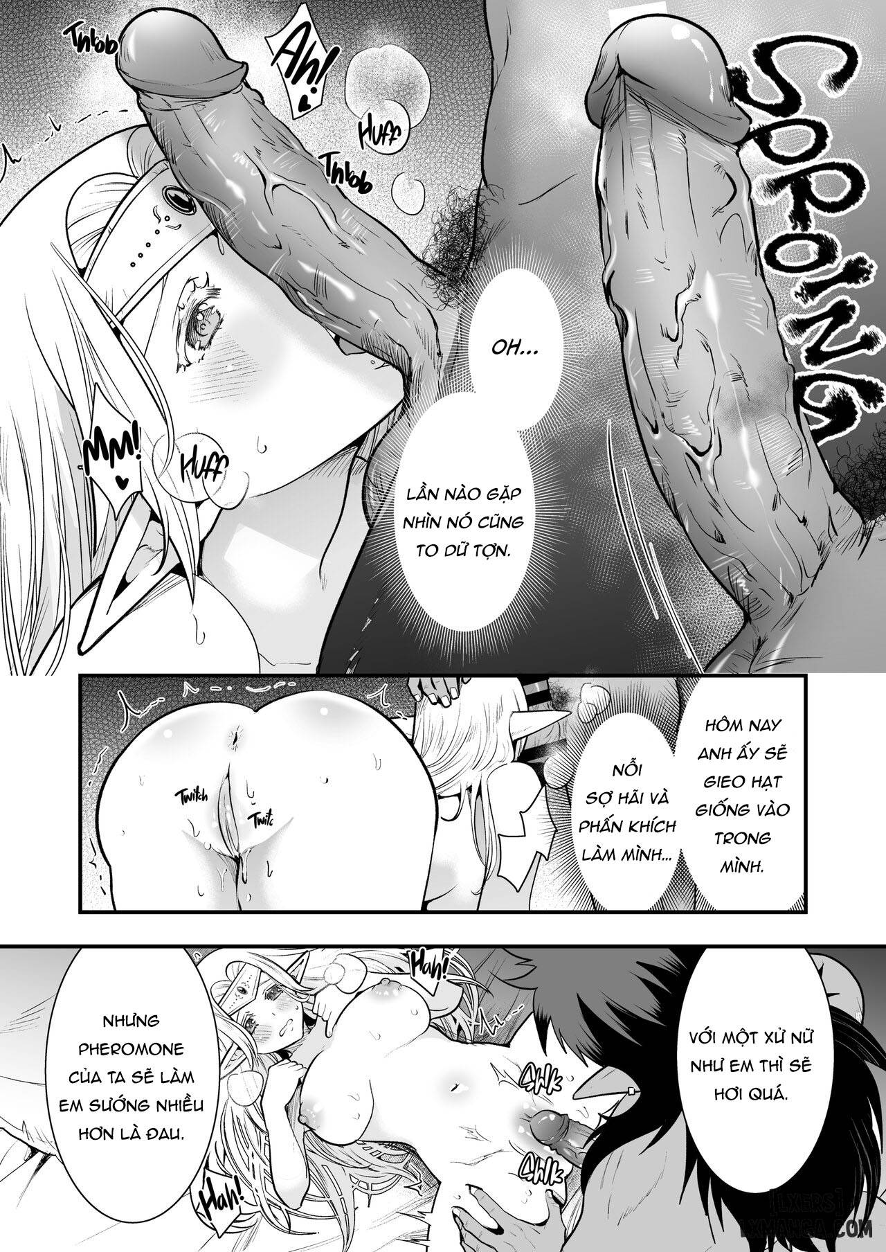HentaiVN.net - Ảnh 29 - The Orc's Bride: An Elf Held Captive by Pleasure - Chap 4 END