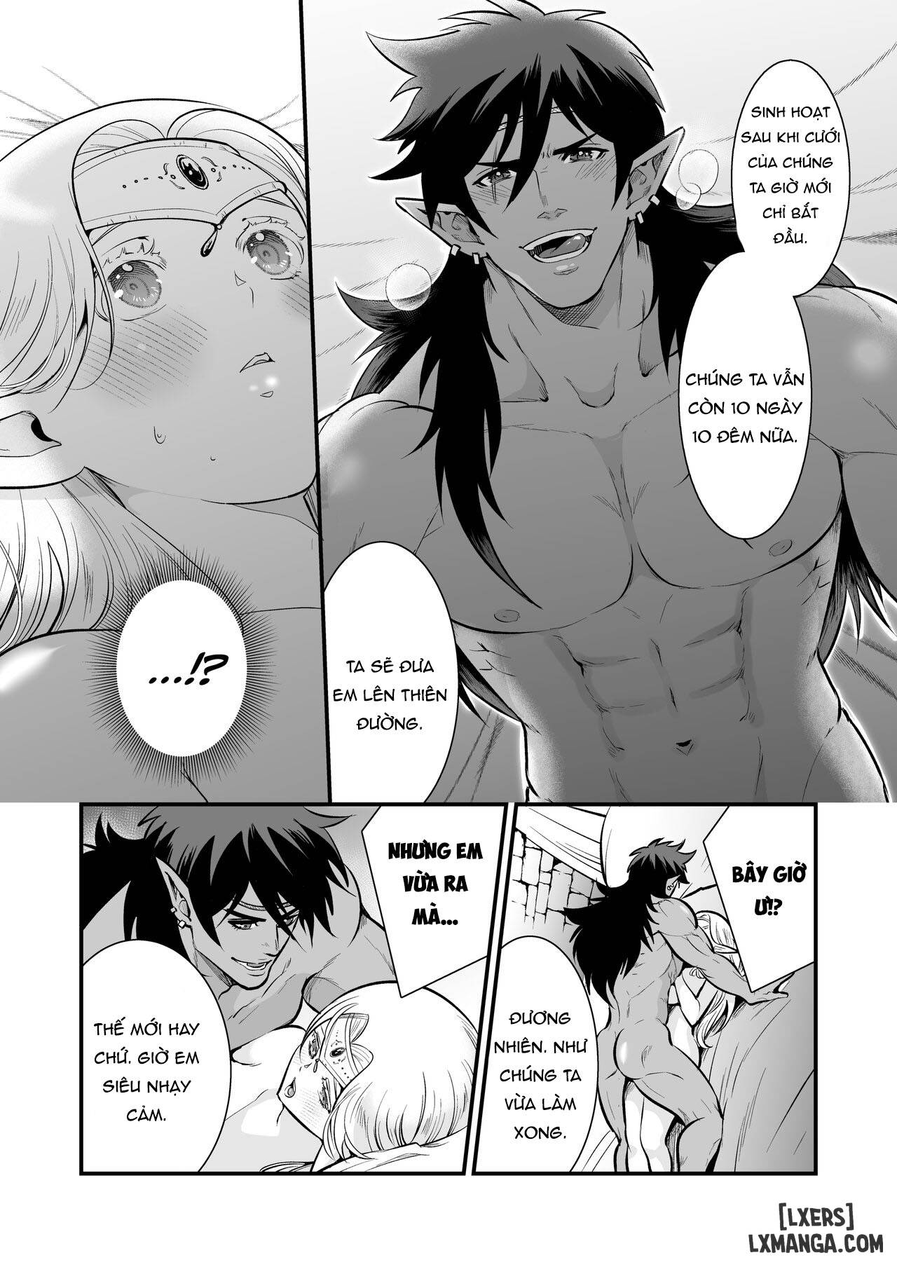 HentaiVN.net - Ảnh 43 - The Orc's Bride: An Elf Held Captive by Pleasure - Chap 4 END