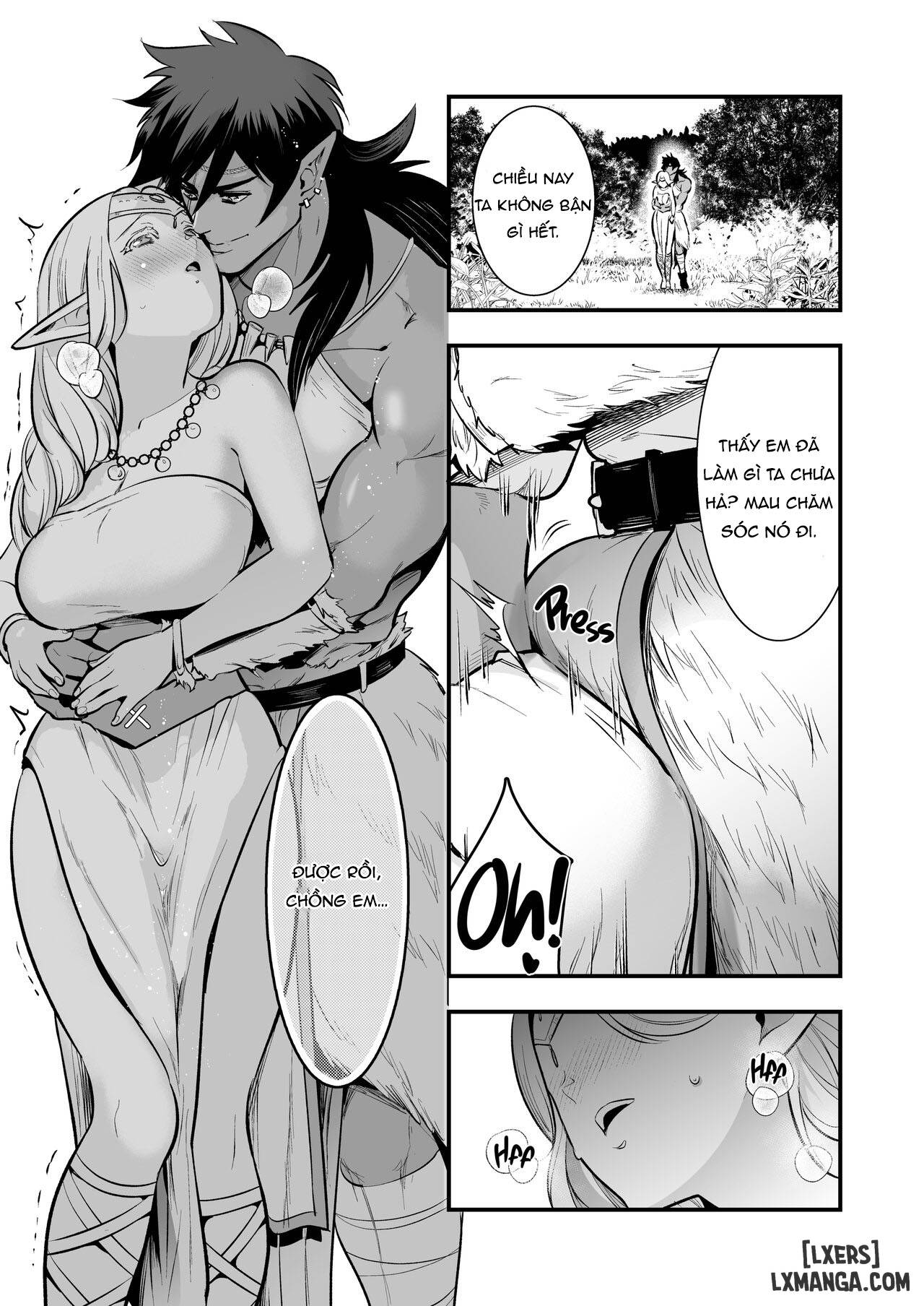 HentaiVN.net - Ảnh 54 - The Orc's Bride: An Elf Held Captive by Pleasure - Chap 4 END
