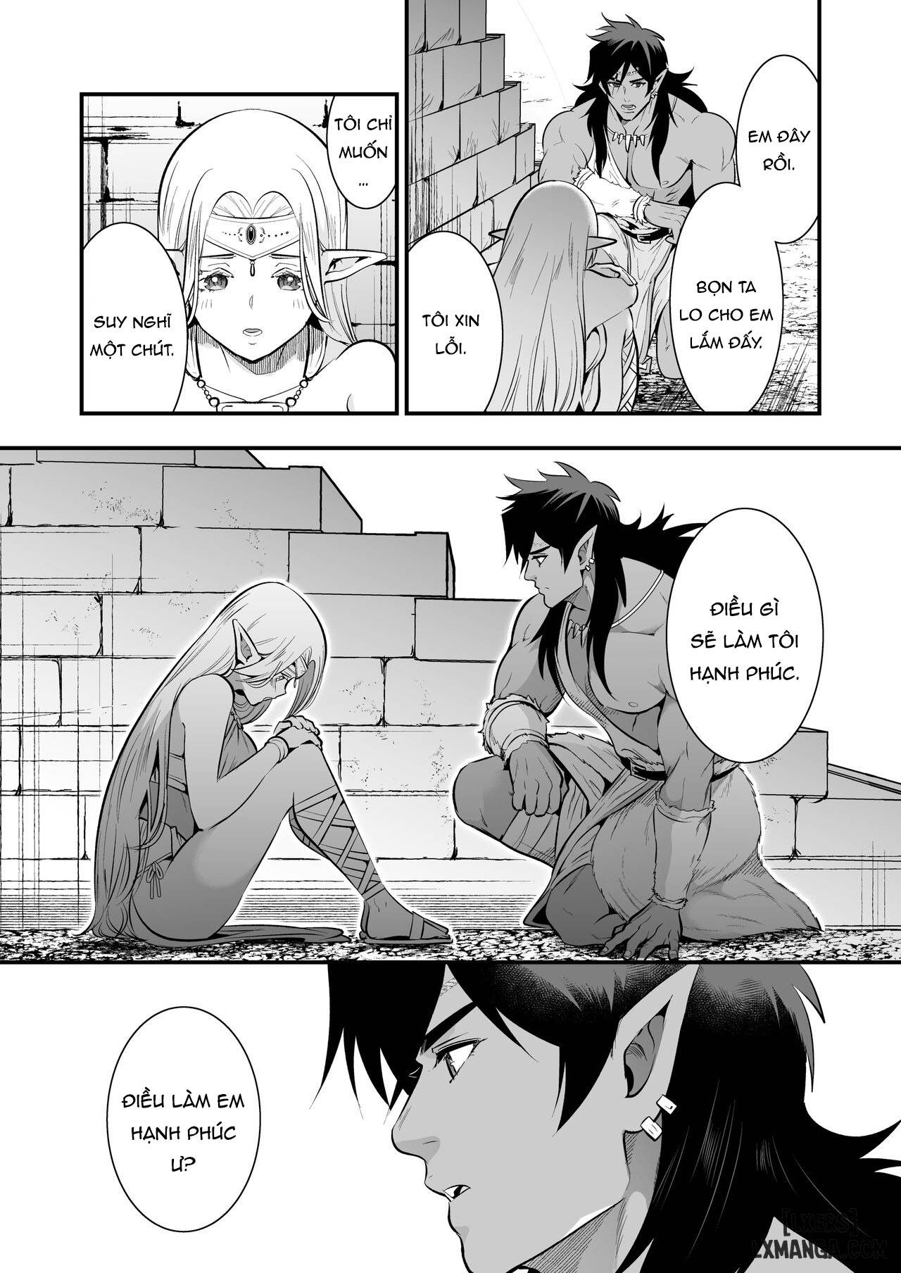 HentaiVN.net - Ảnh 9 - The Orc's Bride: An Elf Held Captive by Pleasure - Chap 4 END