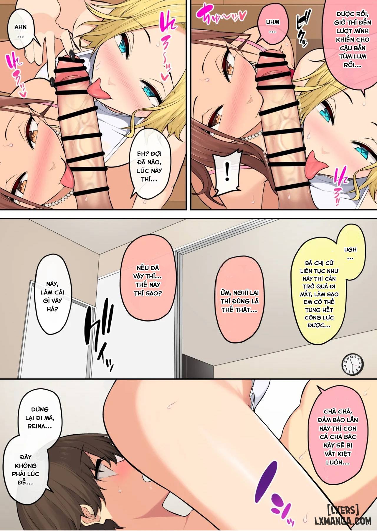 HentaiVN.net - Ảnh 16 - Imaizumi đưa cả bầy gyaru về nhà mình 7 - Oneshot