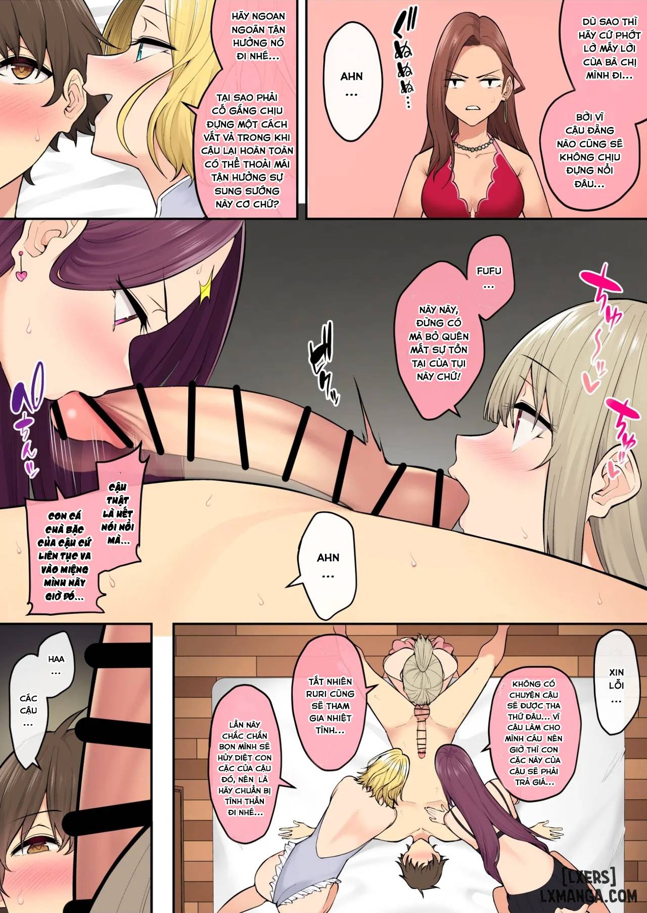 HentaiVN.net - Ảnh 34 - Imaizumi đưa cả bầy gyaru về nhà mình 7 - Oneshot