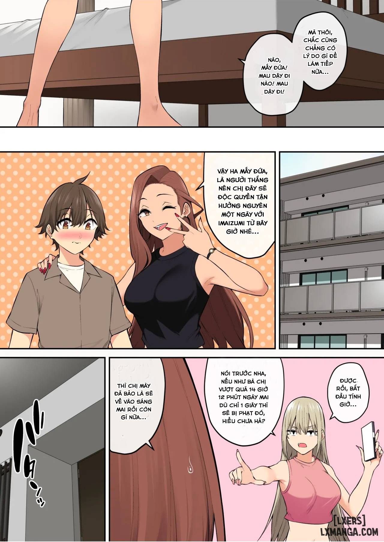 HentaiVN.net - Ảnh 53 - Imaizumi đưa cả bầy gyaru về nhà mình 7 - Oneshot