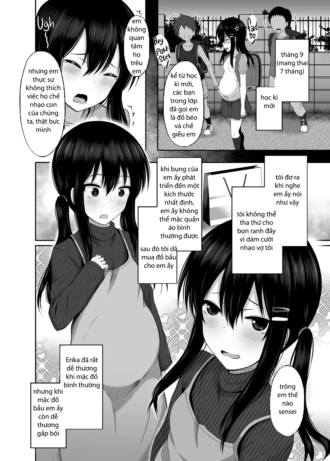 HentaiVN.net - Ảnh 19 - I Got Pregnant in Elementary School and Gave Birth to a Baby! - Oneshot