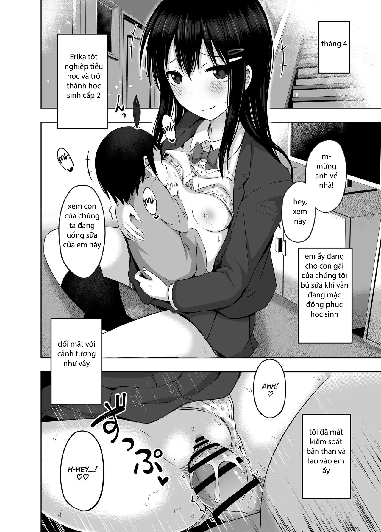 HentaiVN.net - Ảnh 25 - I Got Pregnant in Elementary School and Gave Birth to a Baby! - Oneshot