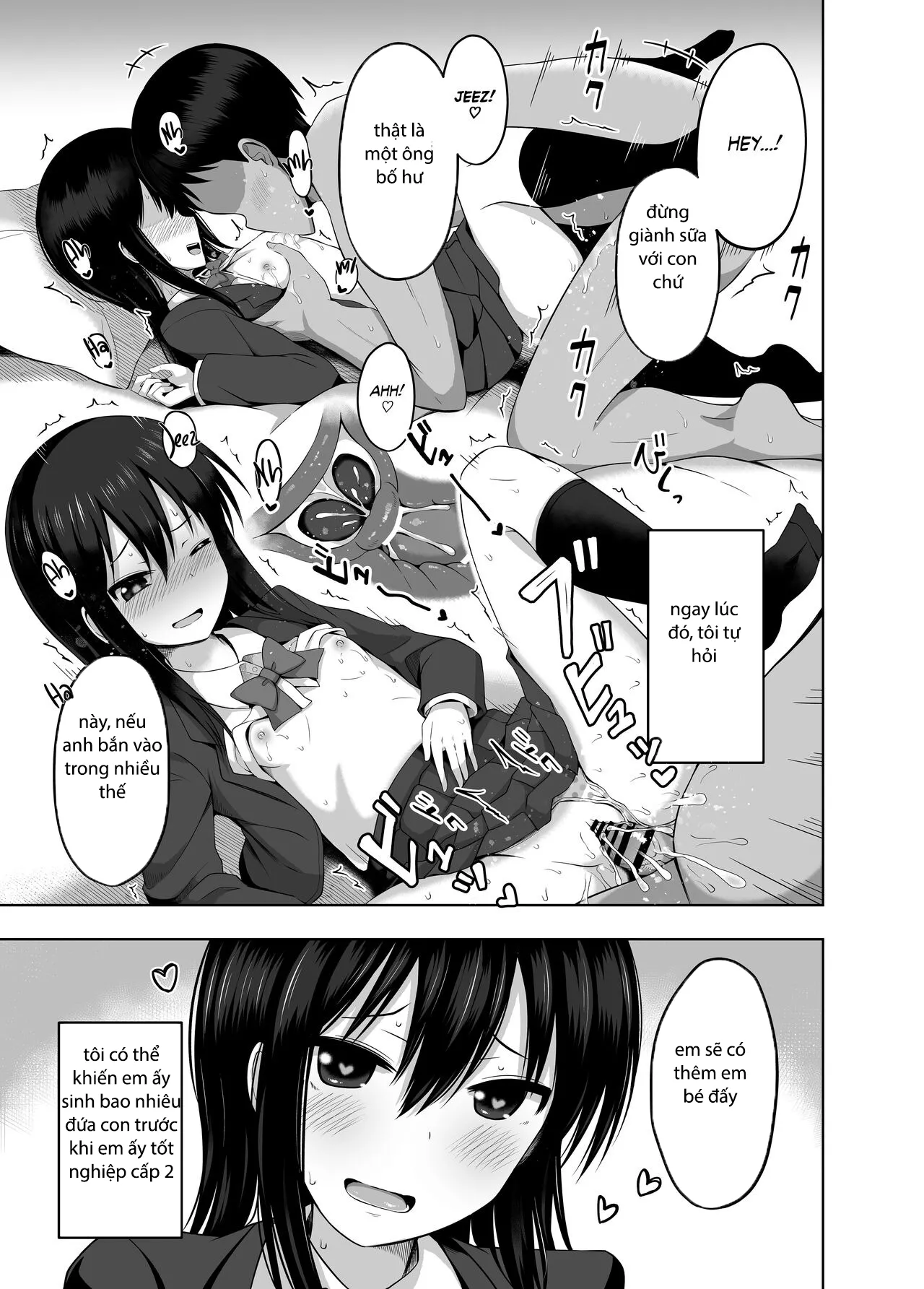 HentaiVN.net - Ảnh 26 - I Got Pregnant in Elementary School and Gave Birth to a Baby! - Oneshot