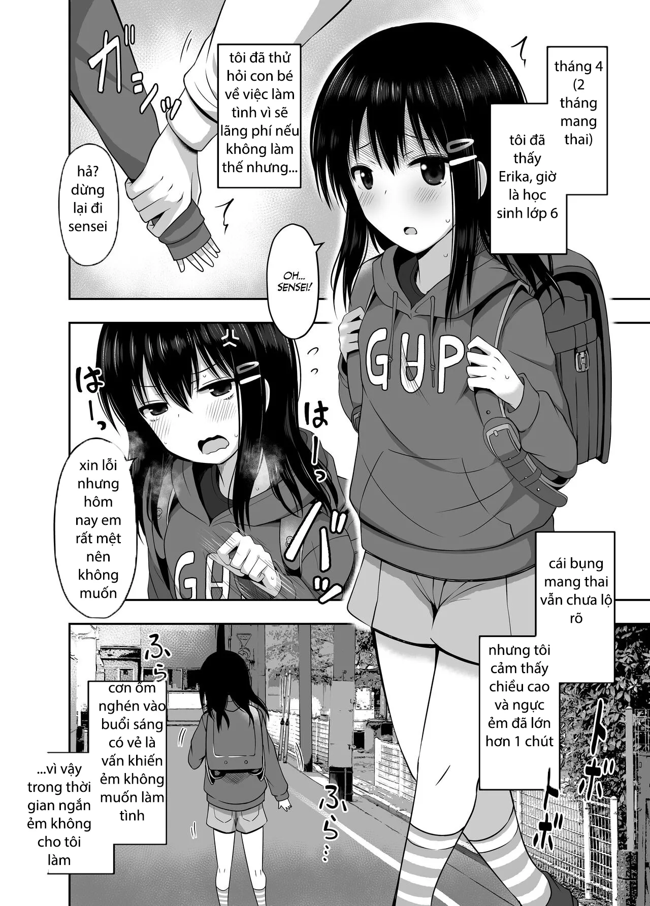 HentaiVN.net - Ảnh 9 - I Got Pregnant in Elementary School and Gave Birth to a Baby! - Oneshot