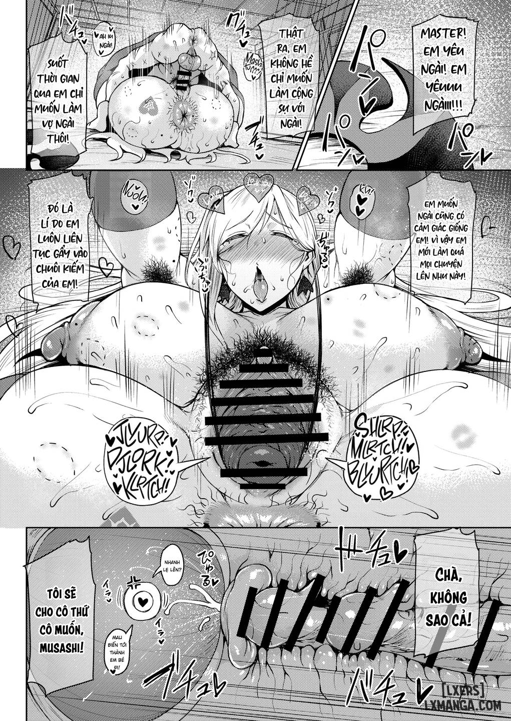 HentaiVN.net - Ảnh 19 - Dosukebe Kengou Koiguchi Chaki Chaki + Omake Paper - Oneshot.