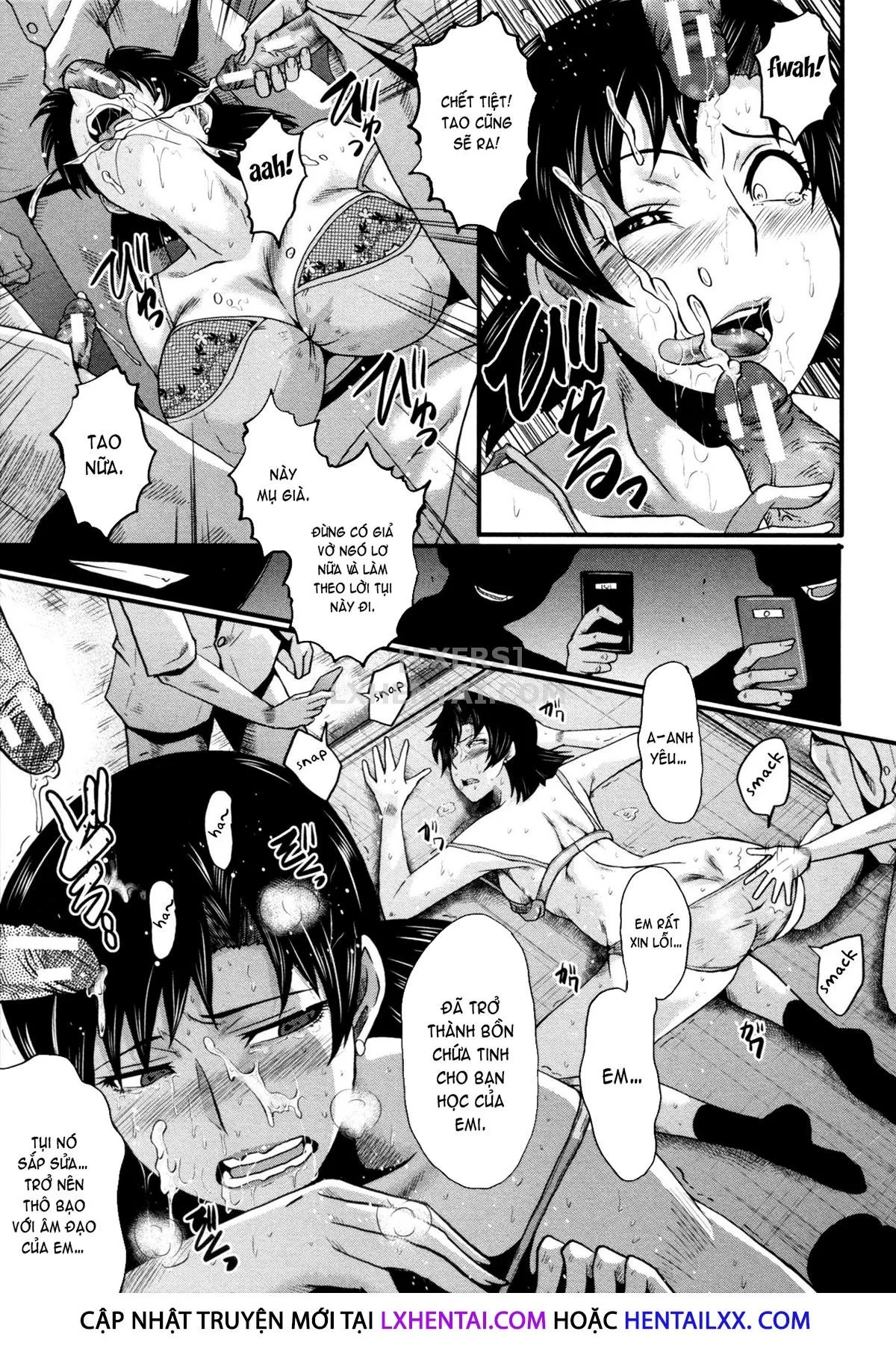 HentaiVN.net - Ảnh 15 - Yaribeya No Oyako - Chap 3