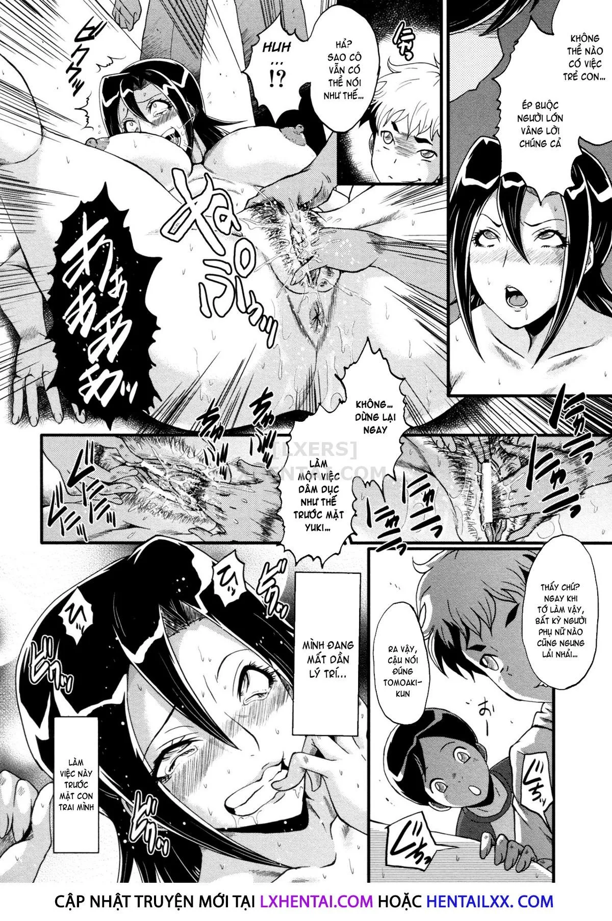 HentaiVN.net - Ảnh 14 - Yaribeya No Oyako - Chap 7
