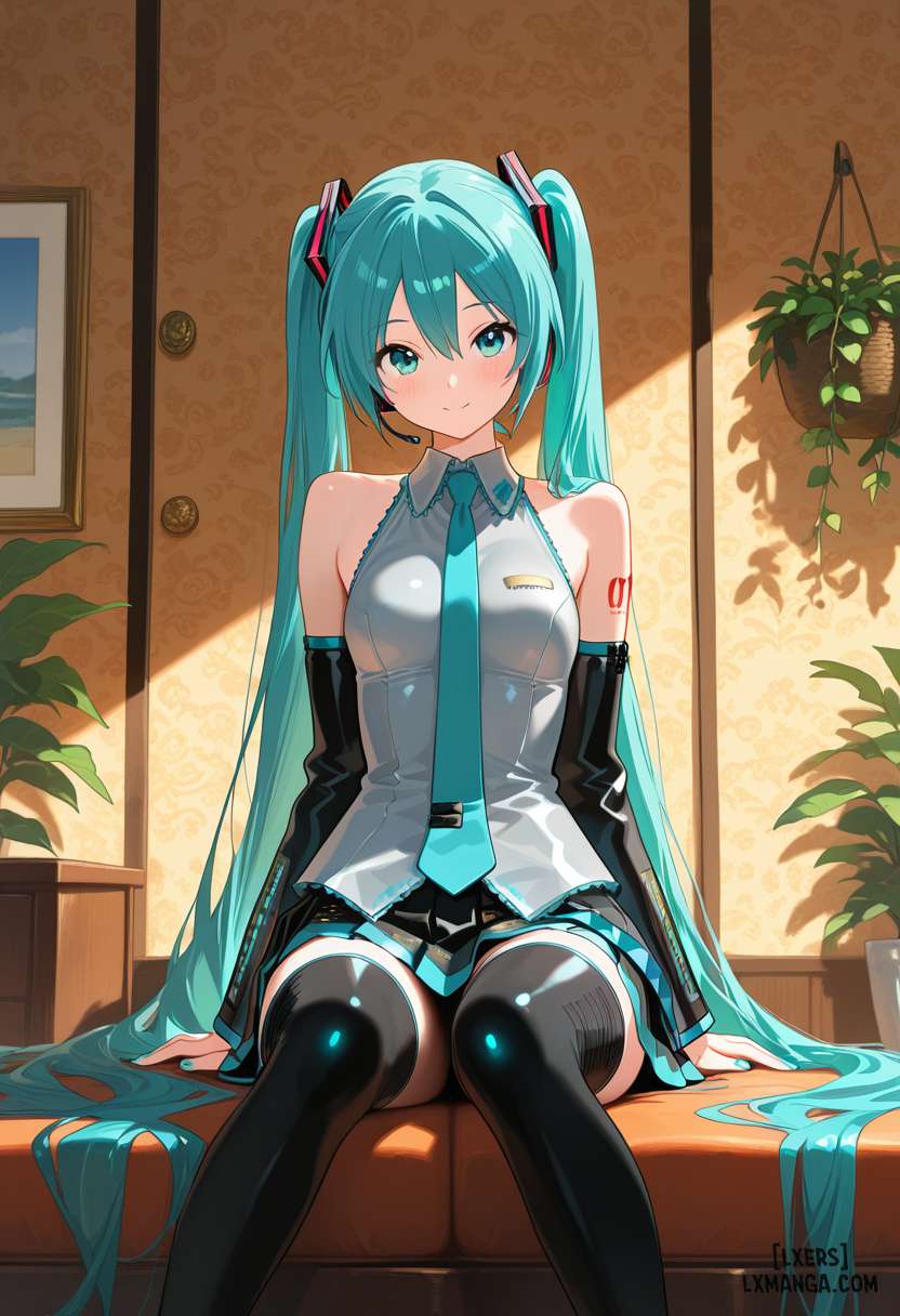 HentaiVN.net - Ảnh 6 - AI Generated (nhà làm) - Hatsune Miku