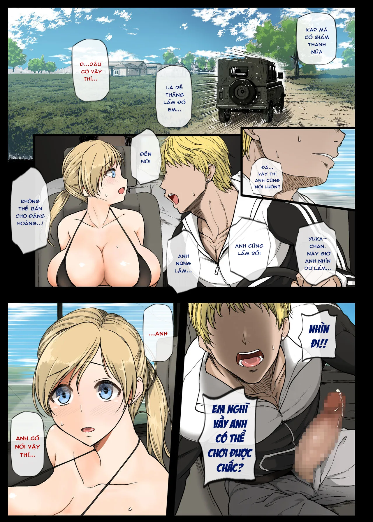 HentaiVN.net - Ảnh 12 - Geneki Joshidaisei to, Iyarashii Donkatsu (PlayerUnknown's Battlegrounds, PUBG) [Nữ Sinh Viên Năng Động Và Chiến Thắng Damdang] - Oneshot - 1.1
