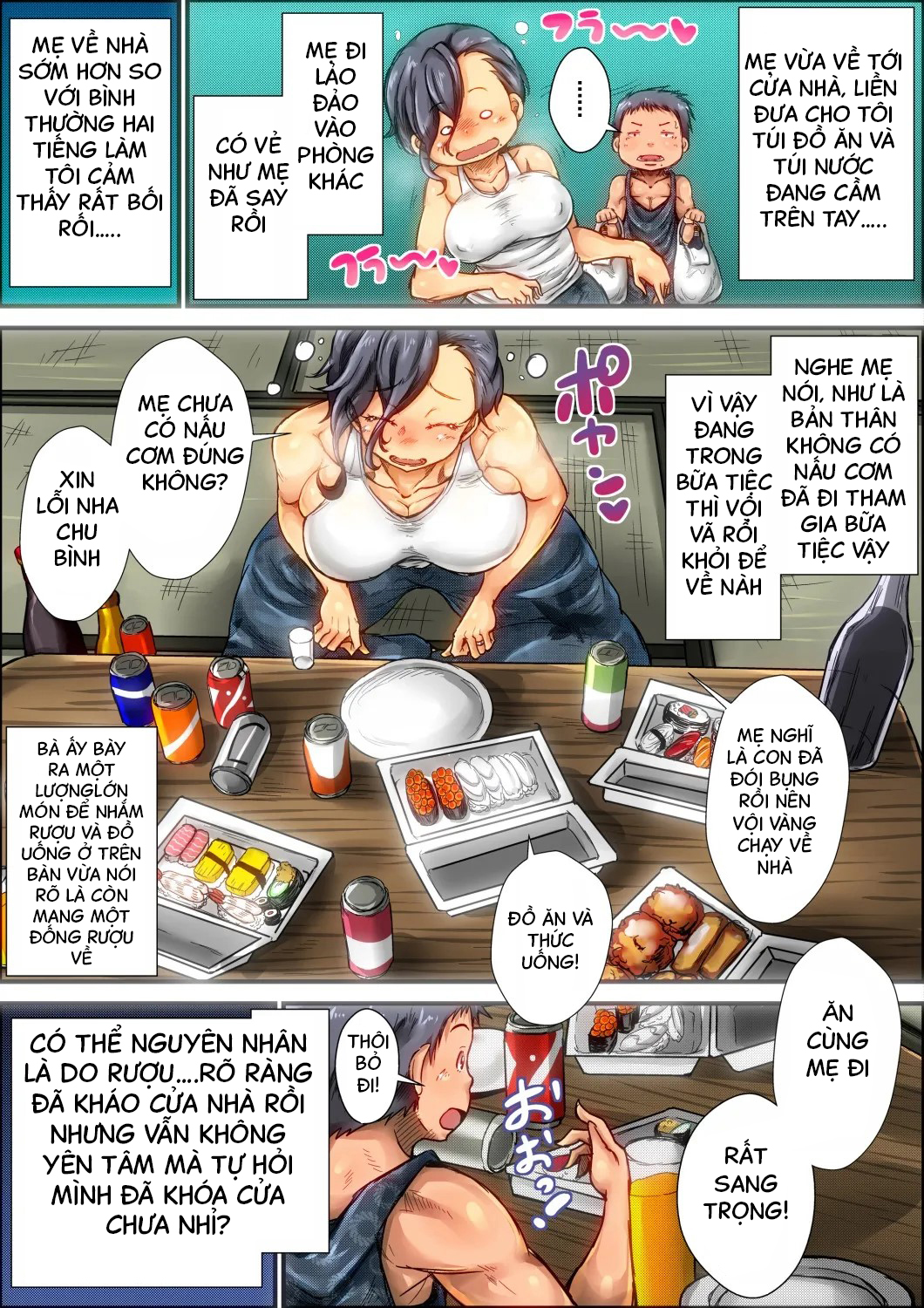 HentaiVN.net - Ảnh 11 - Boku ga Deisui Joutai no Hahaoya o Okashita Toki no Hanashi - Oneshot