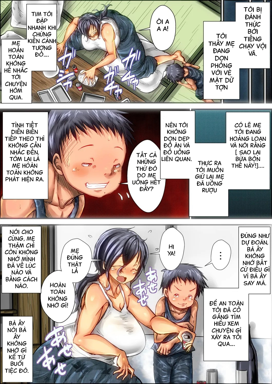 HentaiVN.net - Ảnh 64 - Boku ga Deisui Joutai no Hahaoya o Okashita Toki no Hanashi - Oneshot