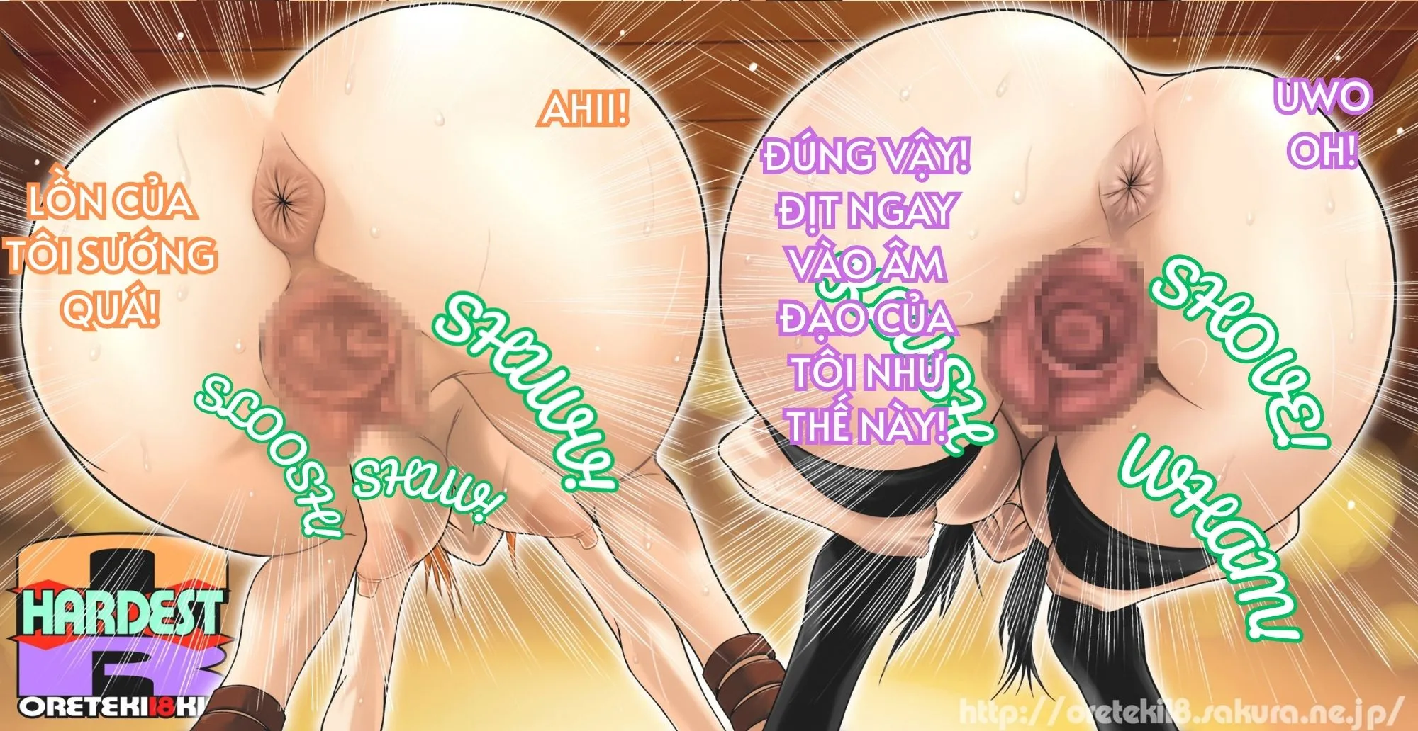 HentaiVN.net - Ảnh 22 - Những cô nàng biến thái thèm cu - Oneshot (không lông)