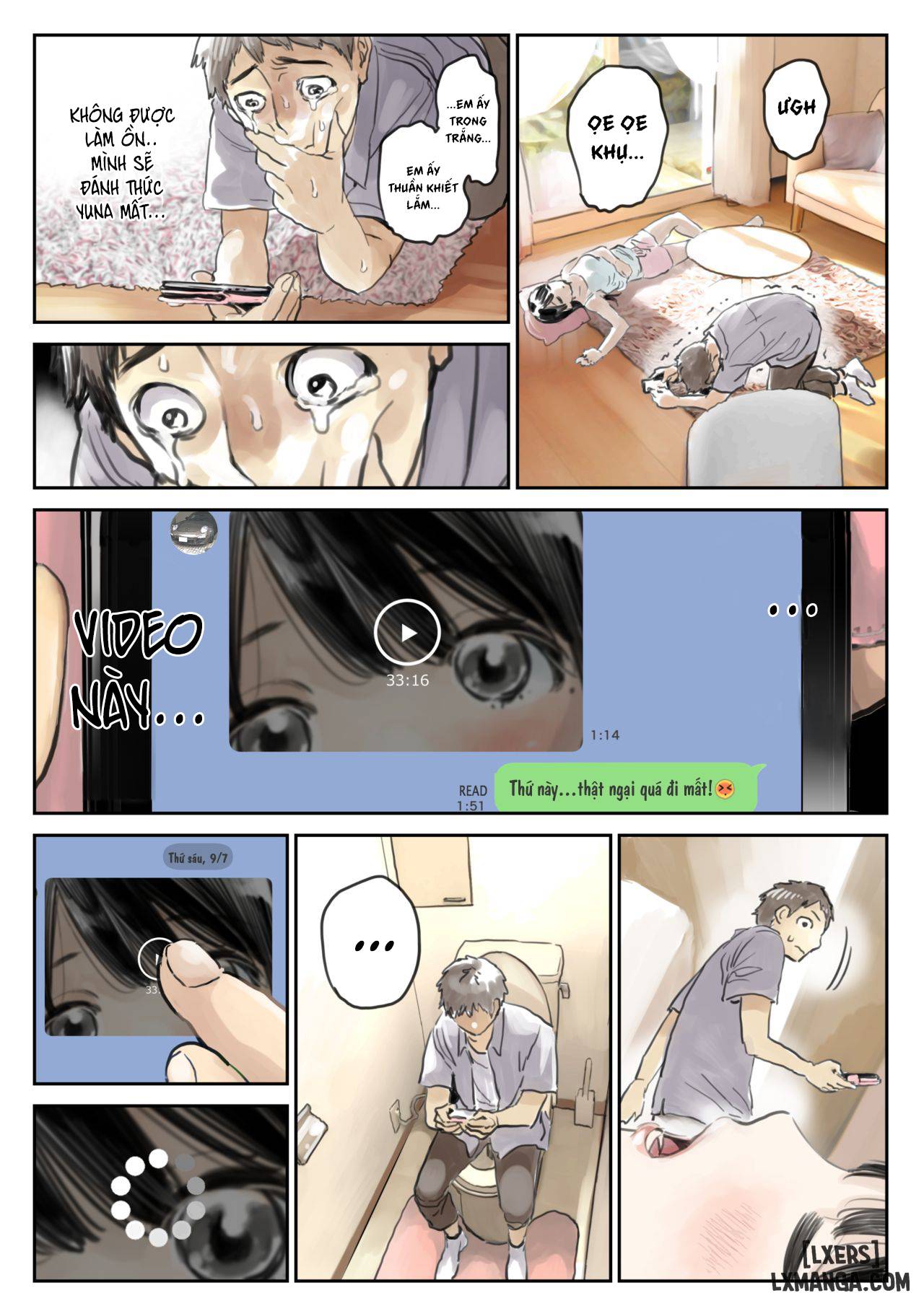 HentaiVN.net - Ảnh 56 - I Only Intended to Peek Through my Girlfriend's Phone 1 - Chapter 1