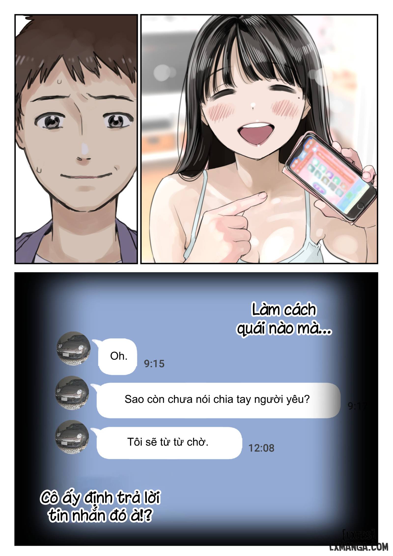 HentaiVN.net - Ảnh 6 - I Only Intended to Peek Through my Girlfriend's Phone 1 - Chapter 2