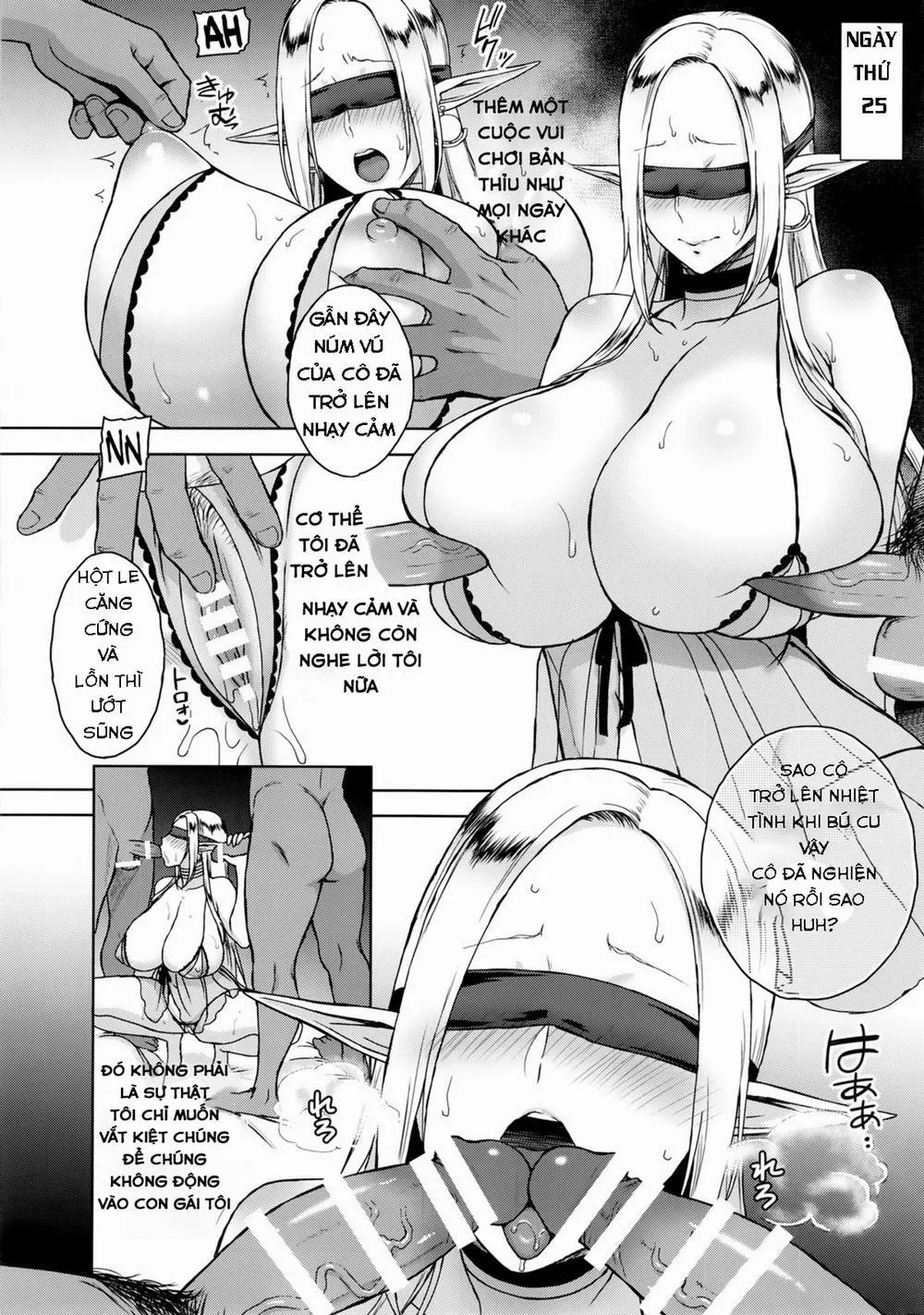 HentaiVN.net - Ảnh 22 - Kaika - Ochita Elf Tsuma - Chương 1
